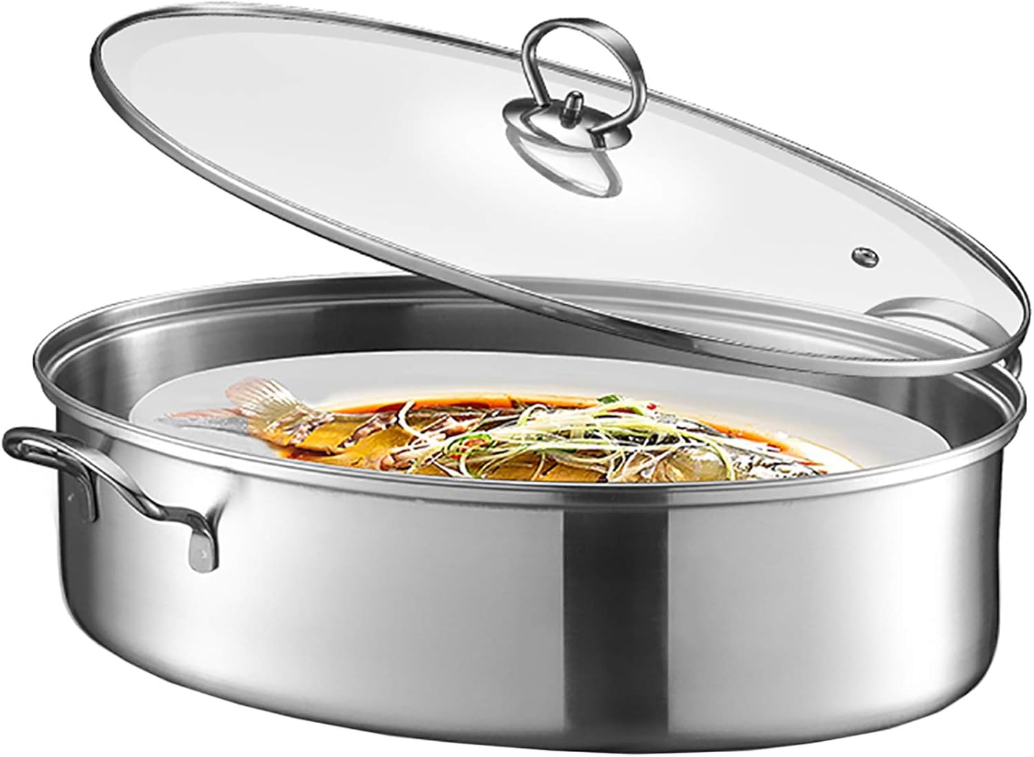 Eglaf 8Qt Stainless Steel Fish Steamer