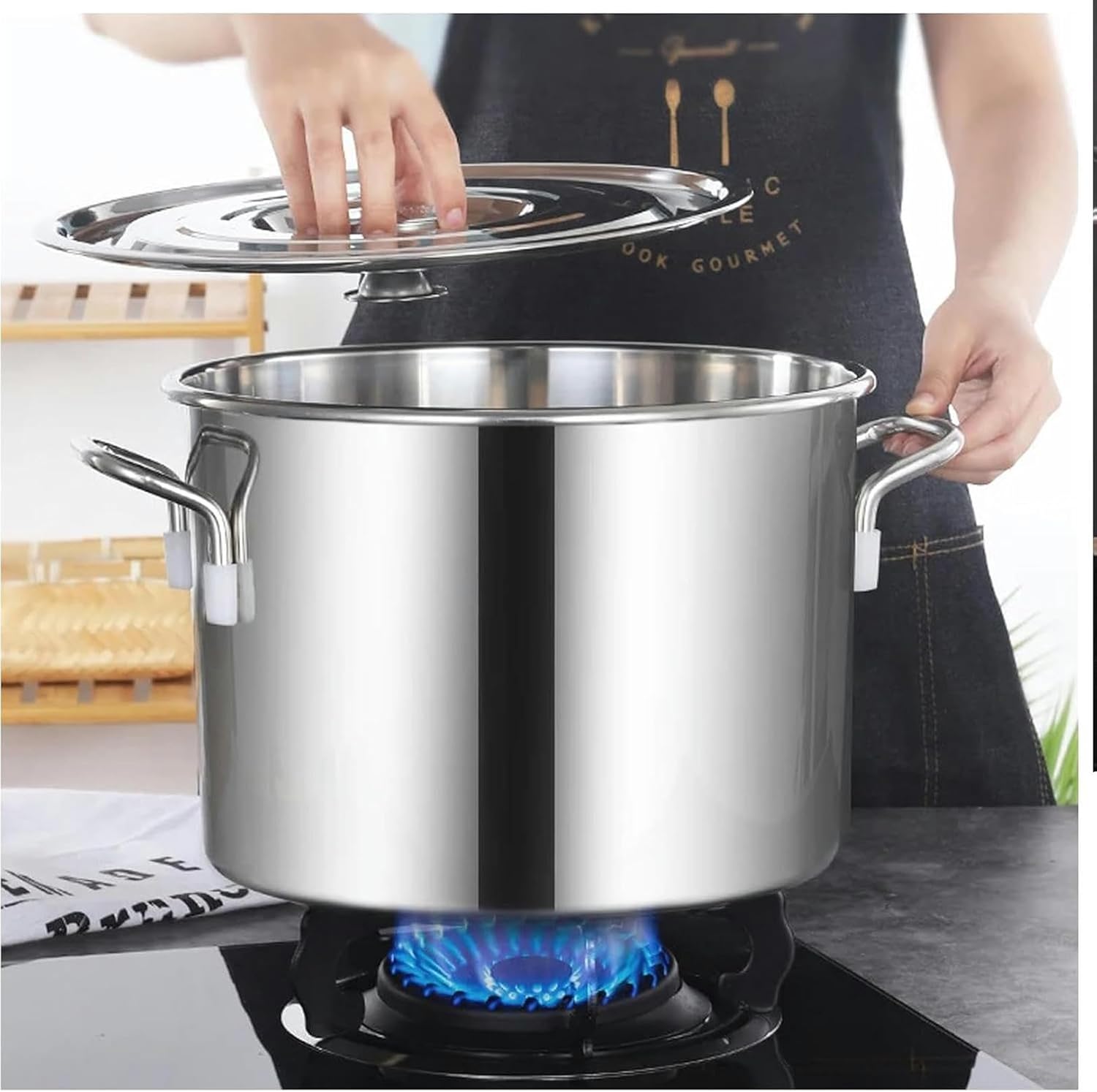 Quick-Fry Steamed to Perfection Compact Durable 304 Paris Pot for Kitchen