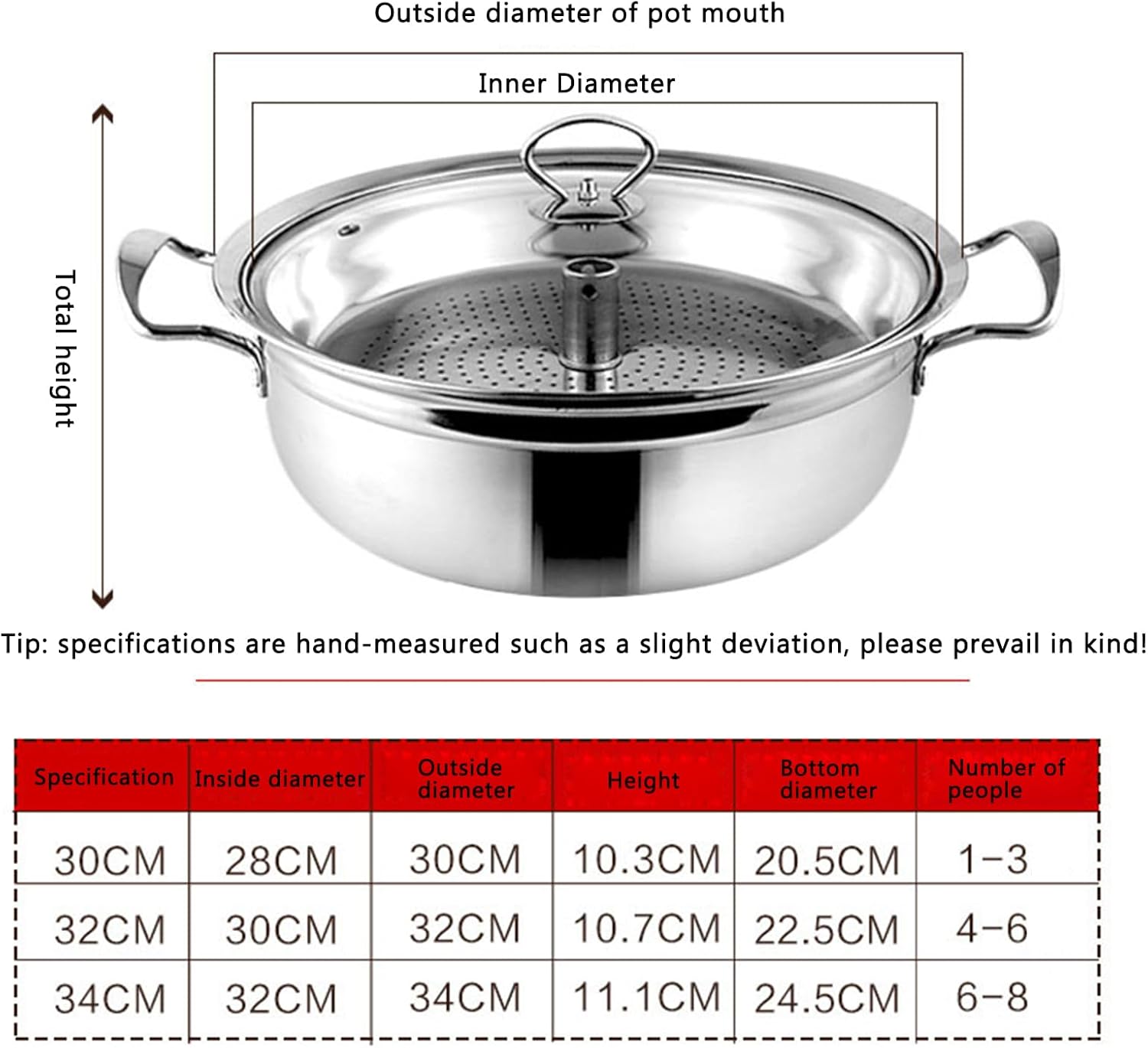 Convenient Multi-Purpose Steaming Pot