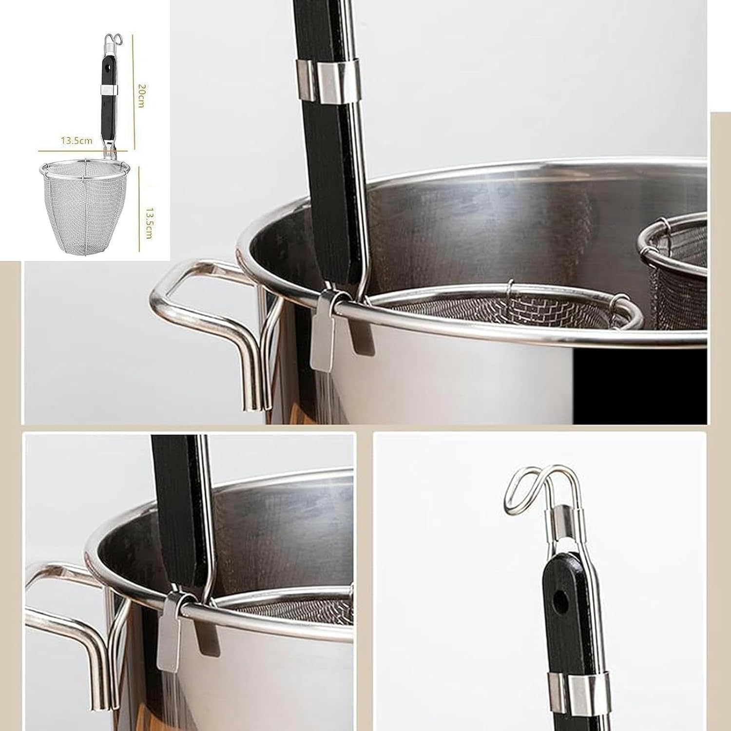 UNbit - Multifunctional Kitchen Picks Set - Stainless Steel Pasta Cooker More