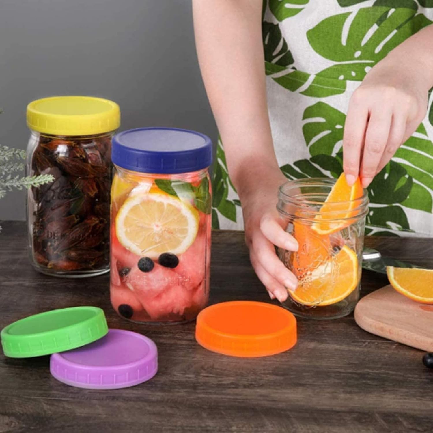 Perfect Mason Jar Lid Set for Canning Storage Strategically Fun Design