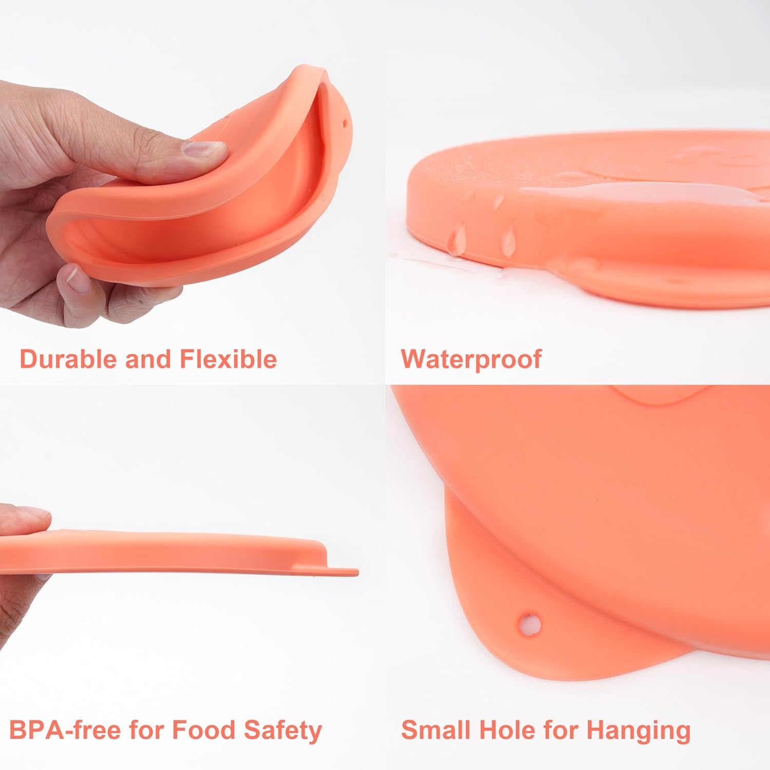 2 Pk 100mm Silicone Lids for Weck Jars