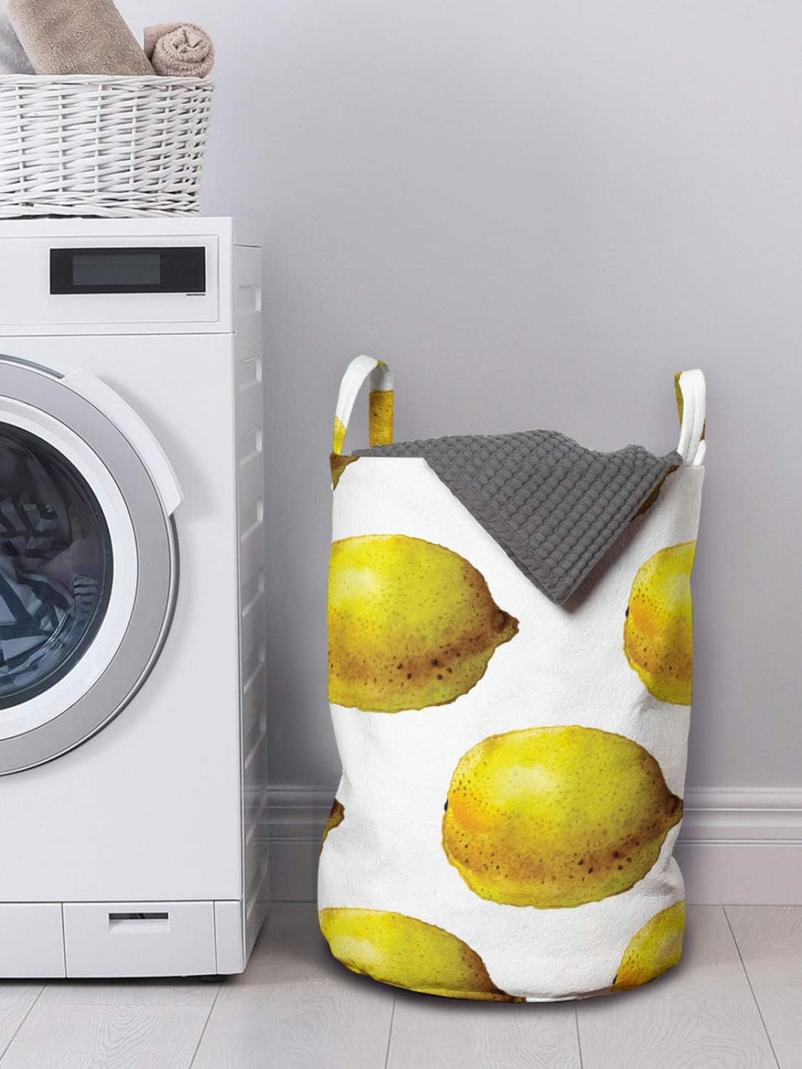 Hand-Crafted Lemon Laundry Hamper