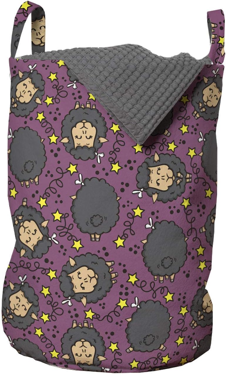 iboB Ambesonne Sheep Laundry Bag