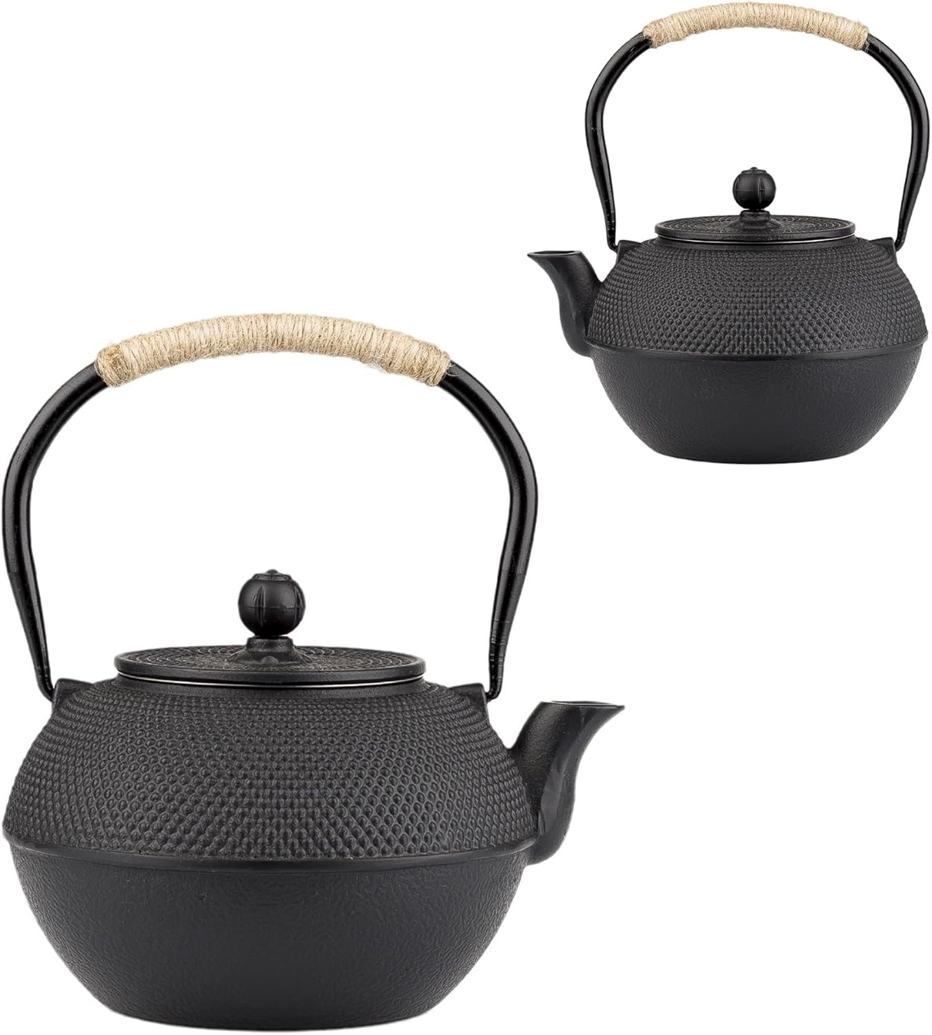 SECHUDIO Japanese Tetsubin Cast Iron Teapot 1200ml Black