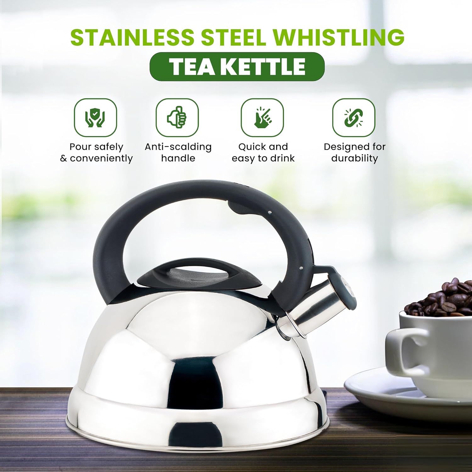 American Dream Home Goods Kitchen Sense Tea Kettle