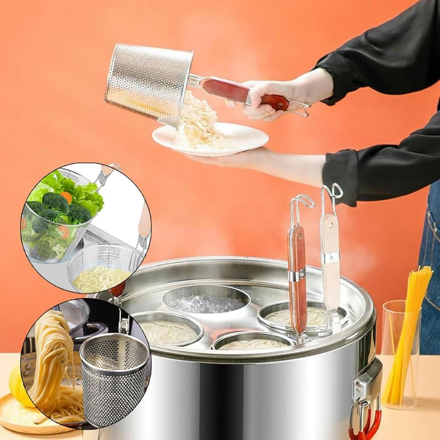 Top-Priced Multi-Purpose Pasta Pot Set for Home Kitchen Use