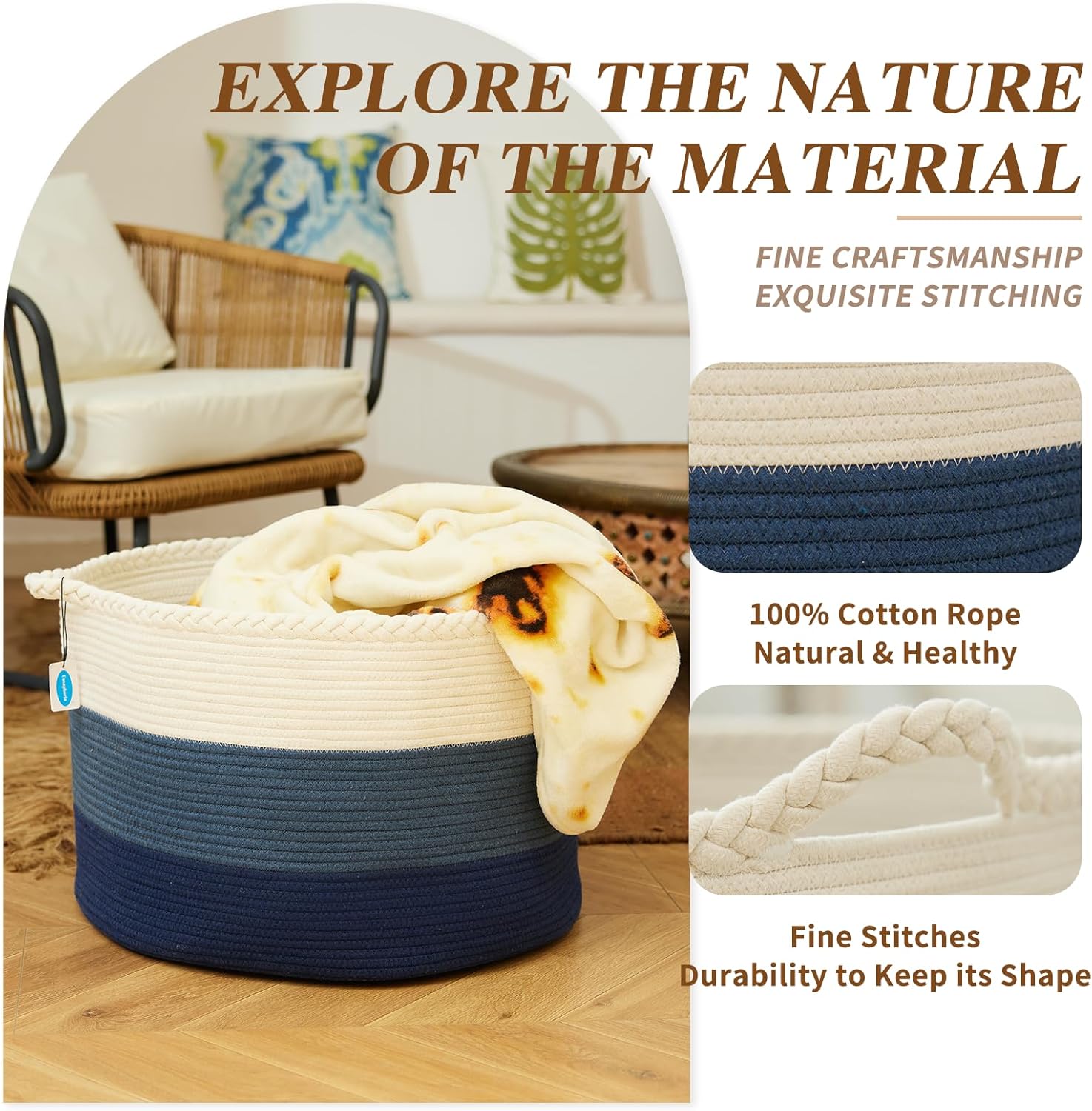 Stylish Storage Basket for Laundry More