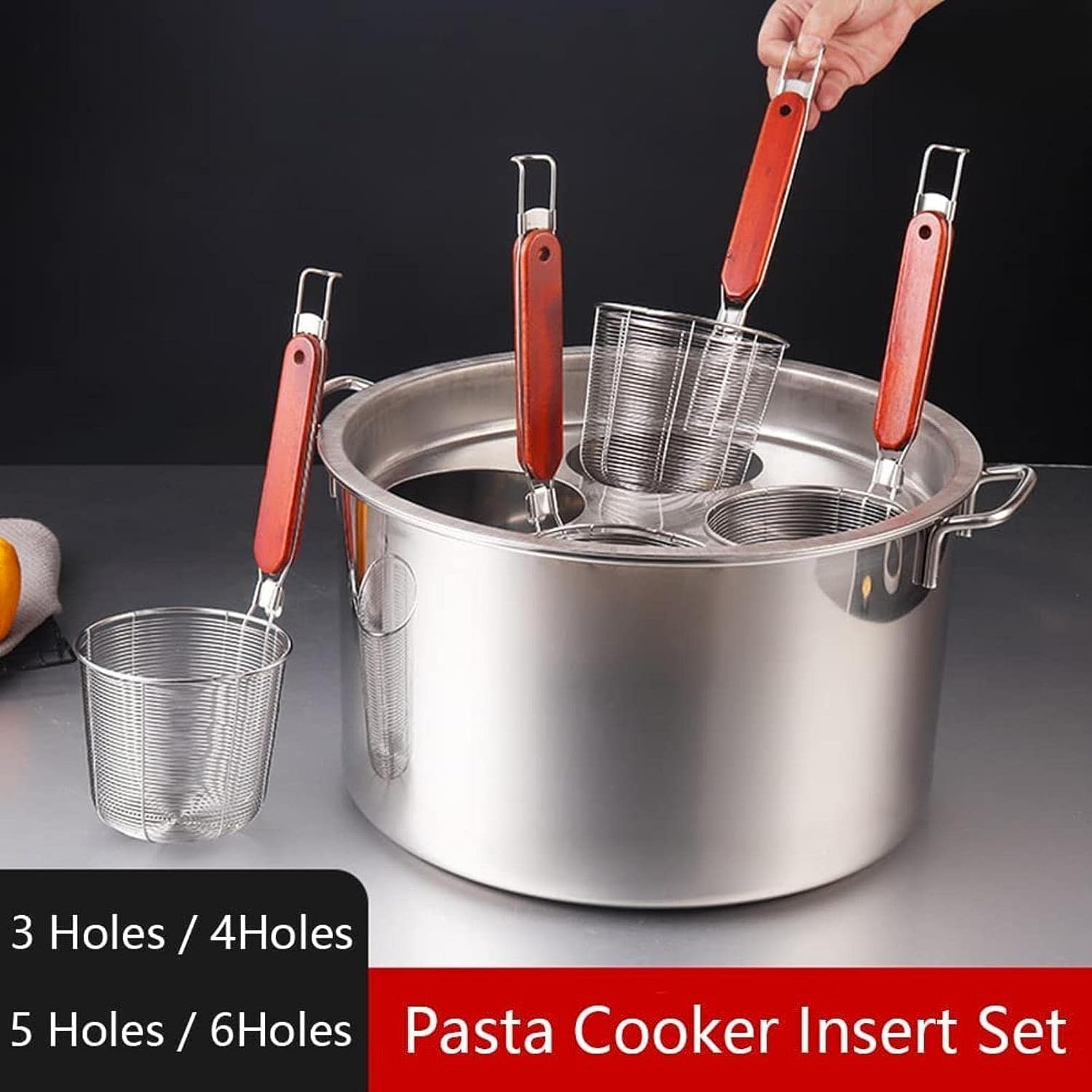 UNbit Stainless Steel Pasta Cooker Set Multi-Purpose
