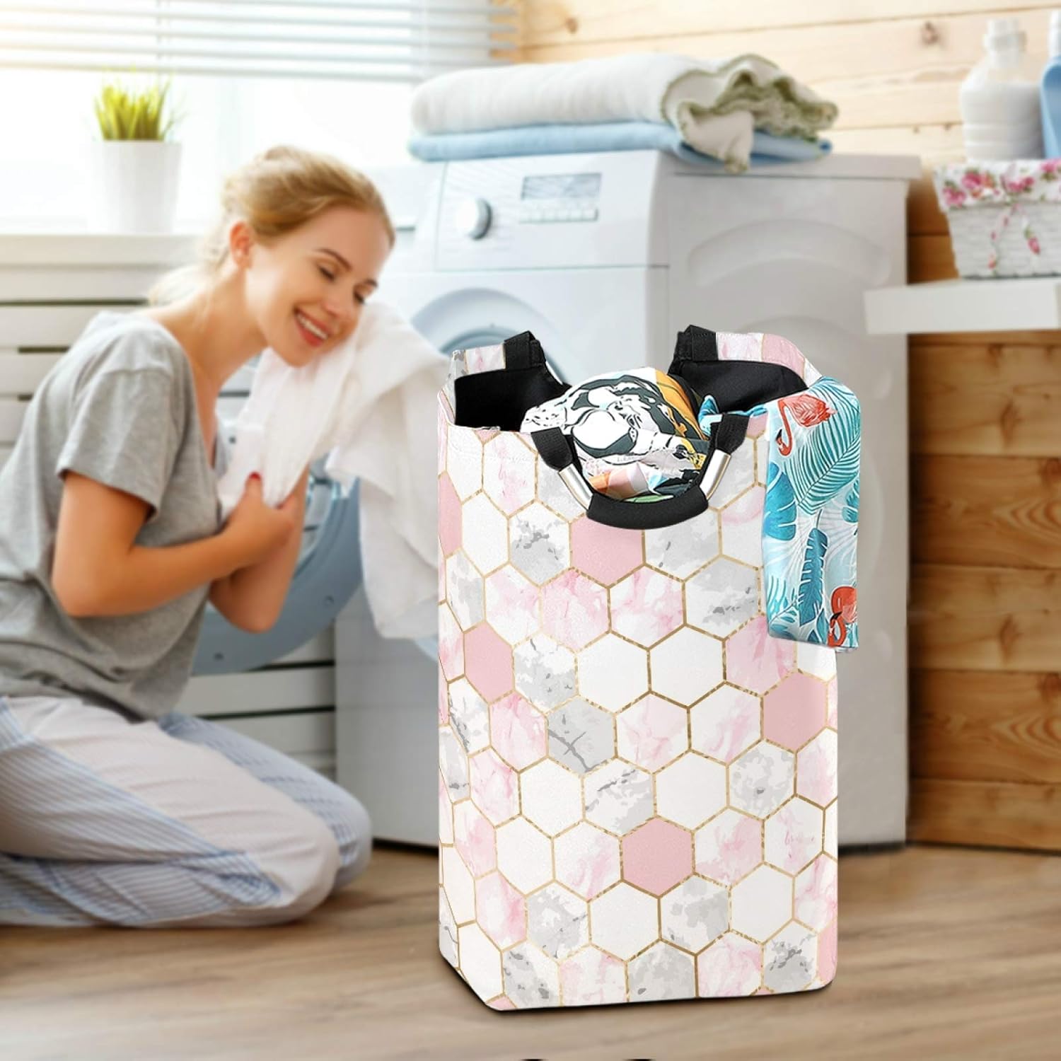 Stylish Large Laundry Hamper Basket for Storage