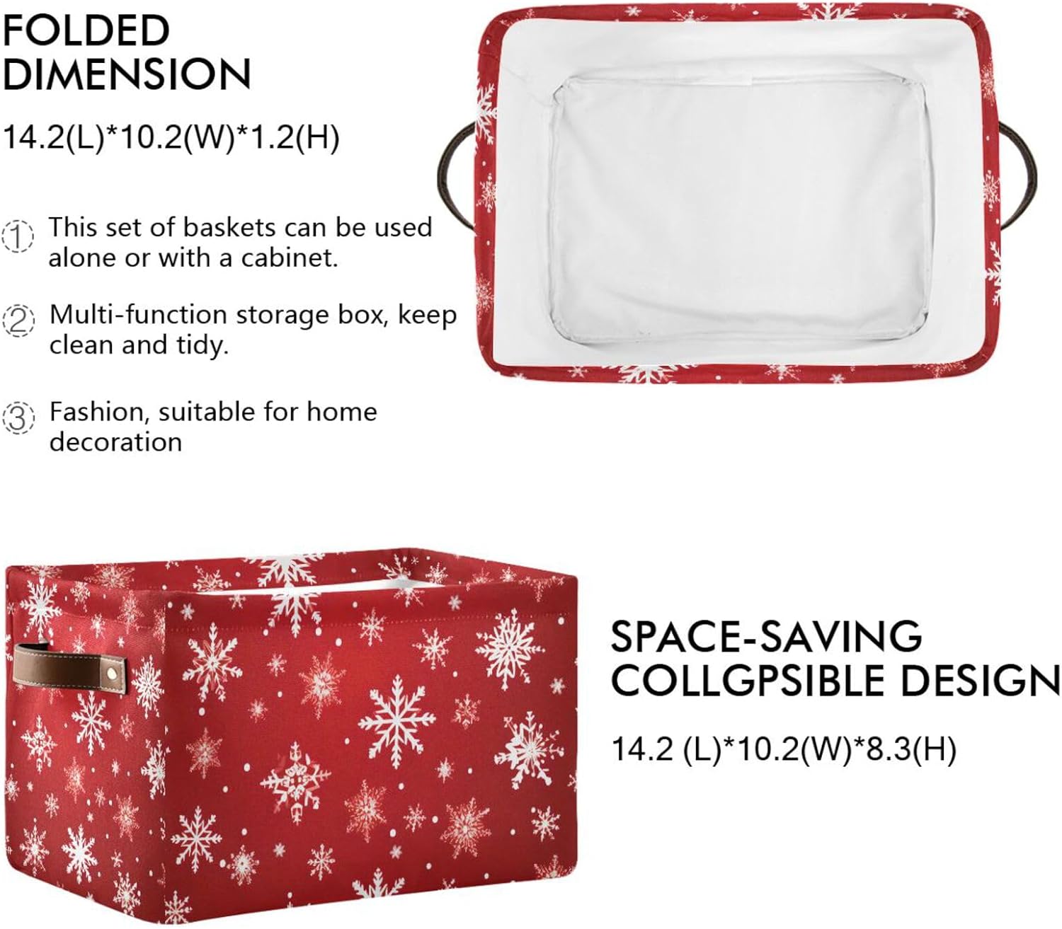 Senya 2 Piece Large Foldable Storage Bin