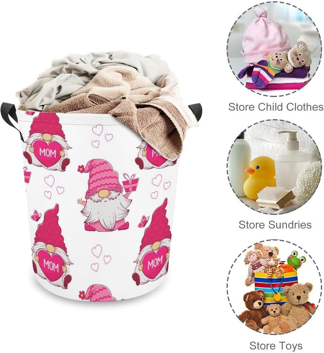 Gnomes-Theme Mothers Day Gift Organized Laundry Storage