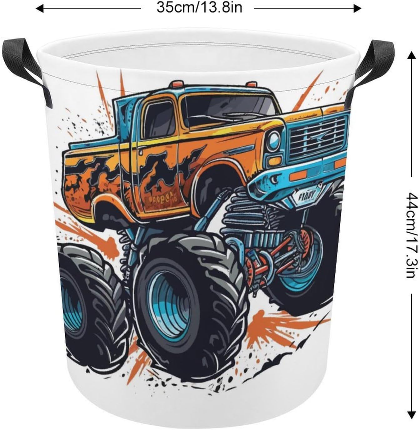 Monster Truck Laundry Hamper