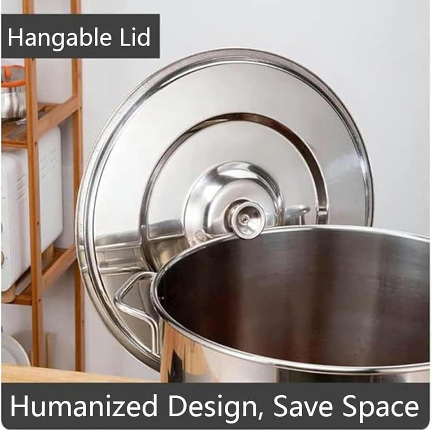 Wzglod Stainless Steel Soup Pan Set with Divider and Colander Strainer