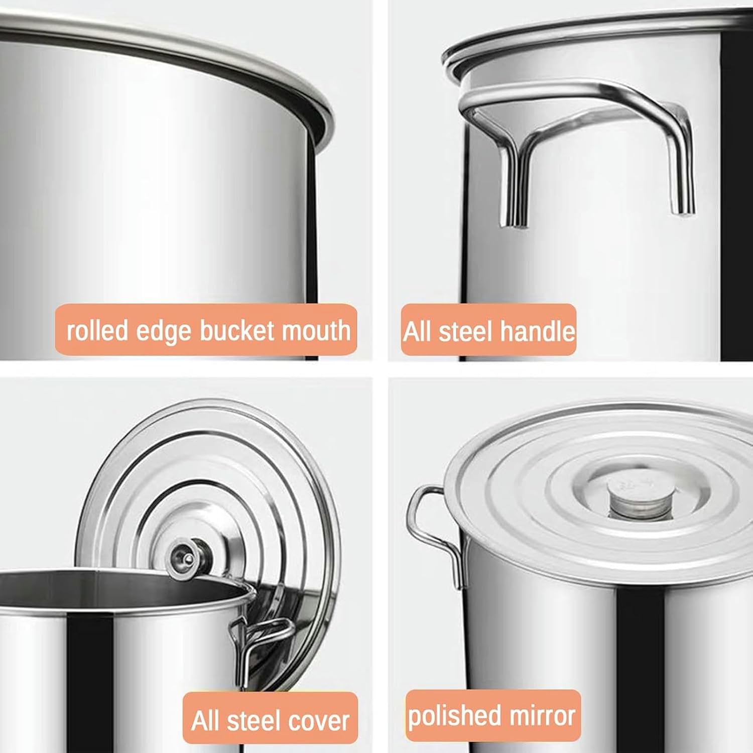 Quick-Fry Steamed to Perfection Compact Durable 304 Paris Pot for Kitchen