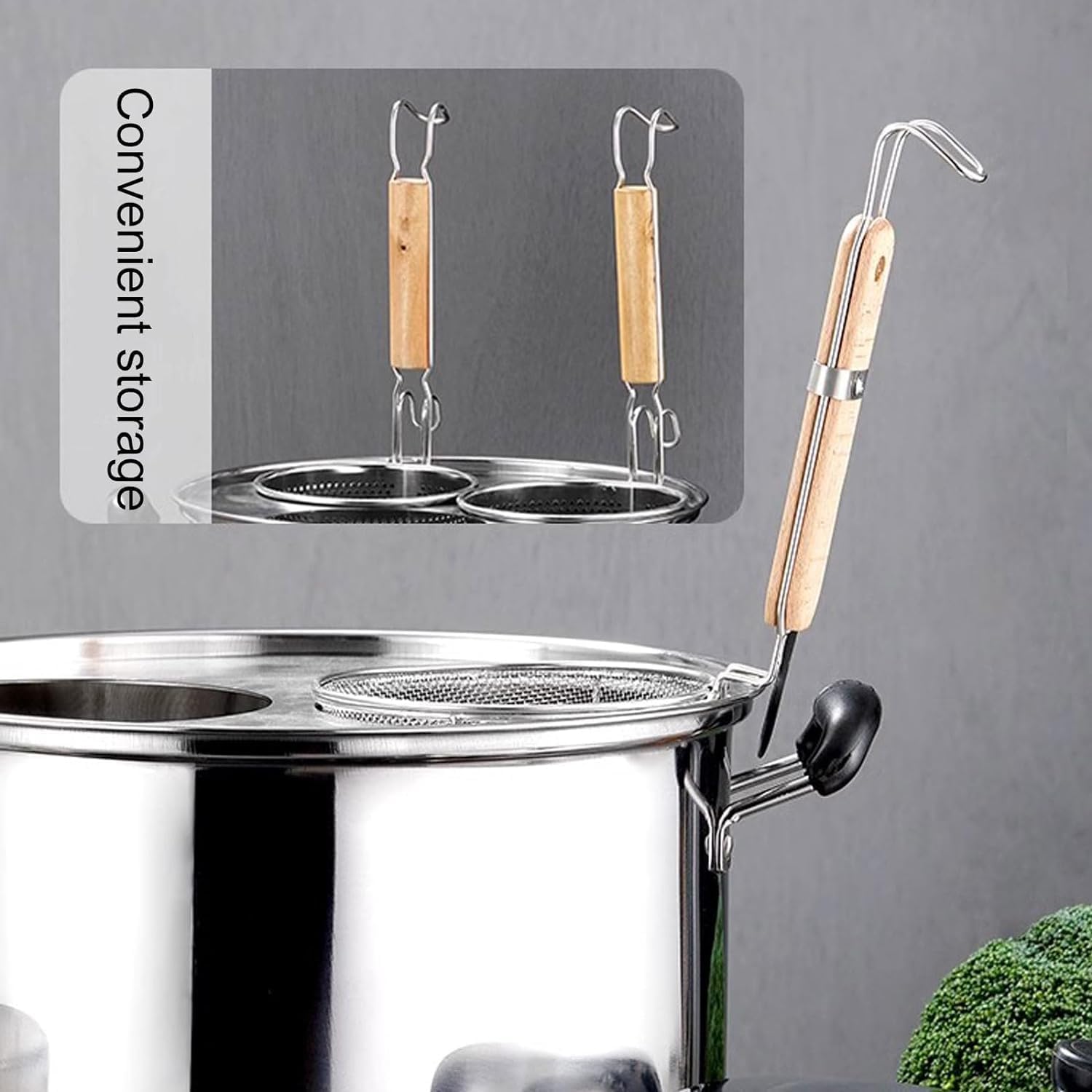 DAOUXIAOSP Stainless Steel Pasta Pot