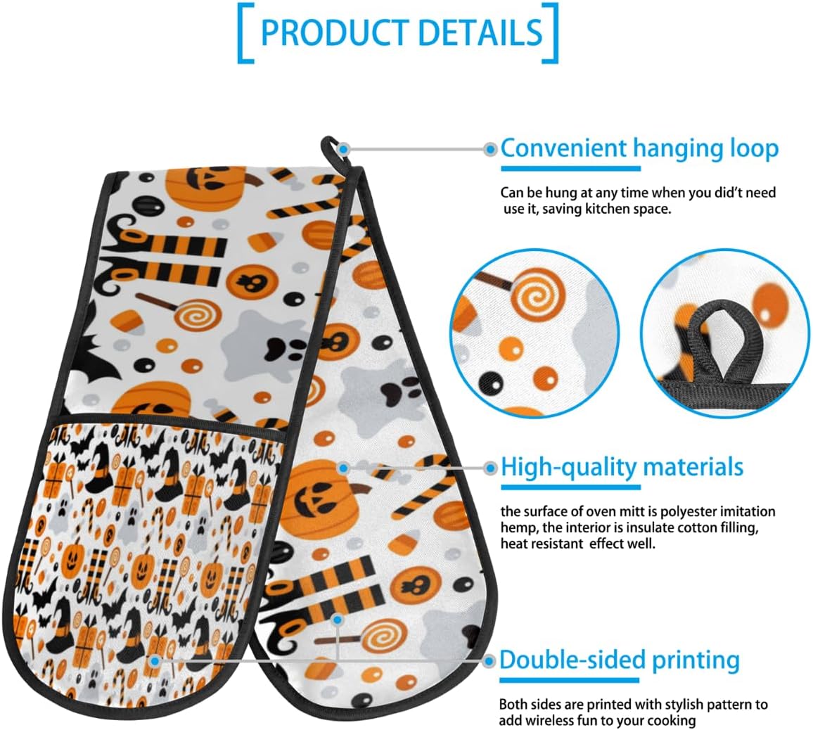 Funny Halloween Oven Mitts