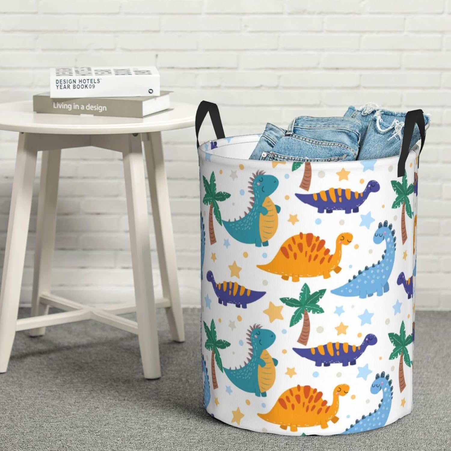Dinosaur Laundry Hamper for Bedroom Foldable Easy to Carry