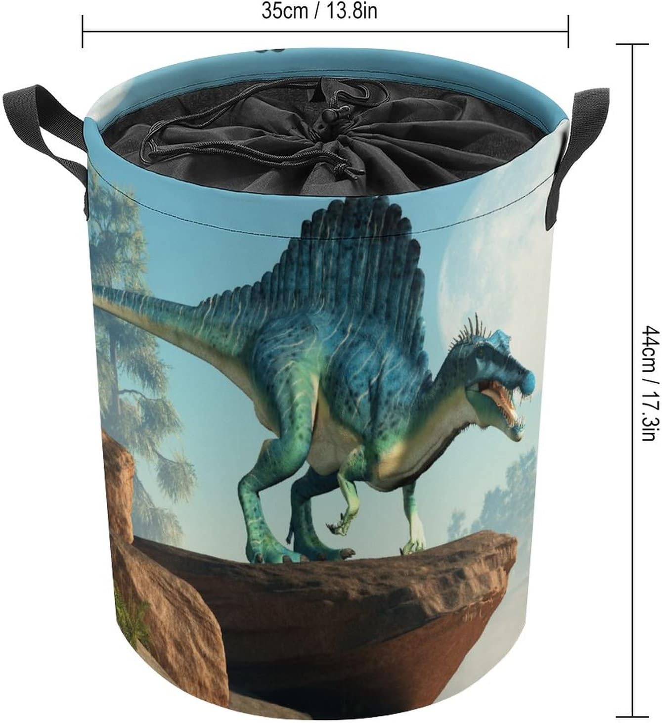 3D Spinosaurus Laundry Hamper Powerful Capacity Perfect for Home Storage