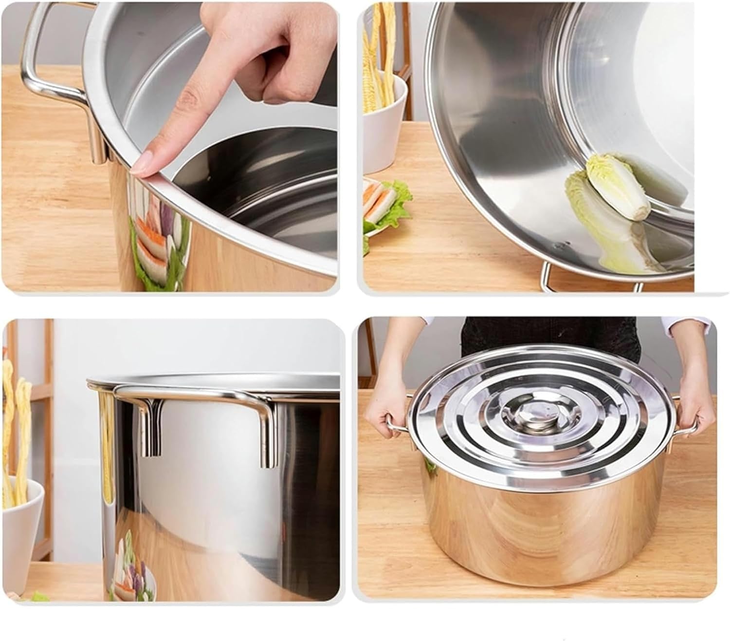 Stainless Steel Multi-Purpose Cooking Pot with Variations