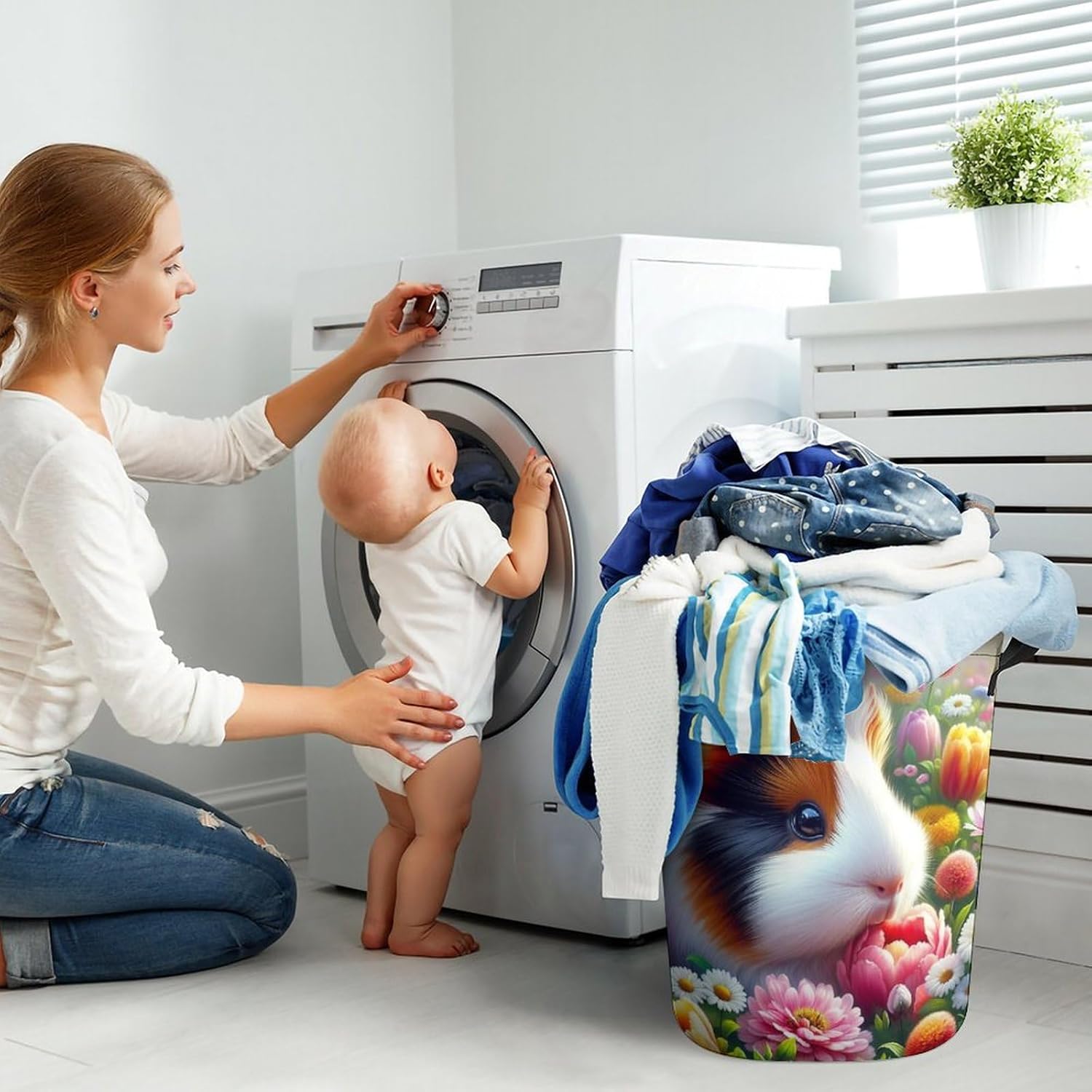 Meiko Guinea Pig Cute Laundry Hamper