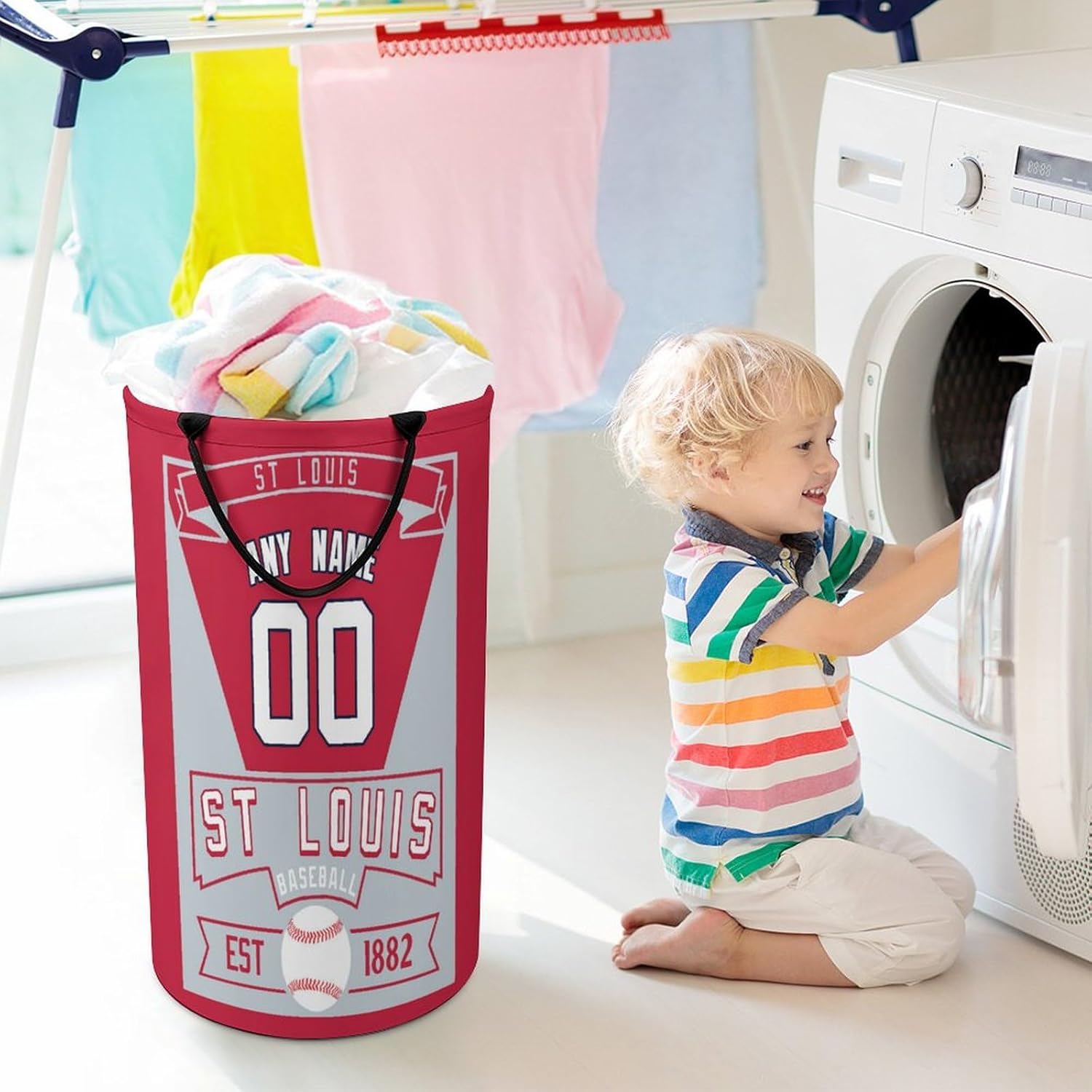 Baseball Spirit Custom laundry Basket