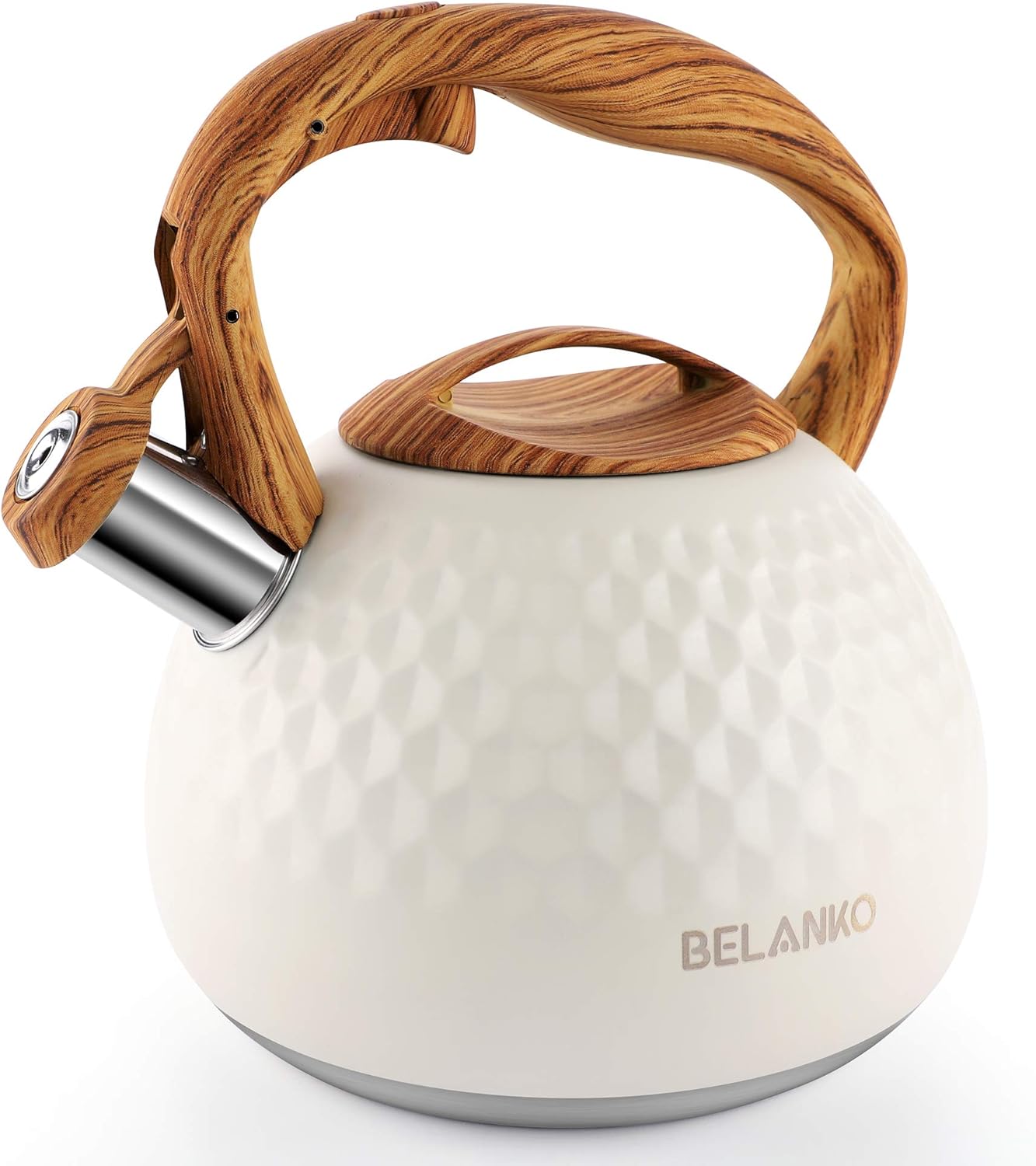 Stainless Steel Tea Kettle Effortlessly Boils 27 Quart