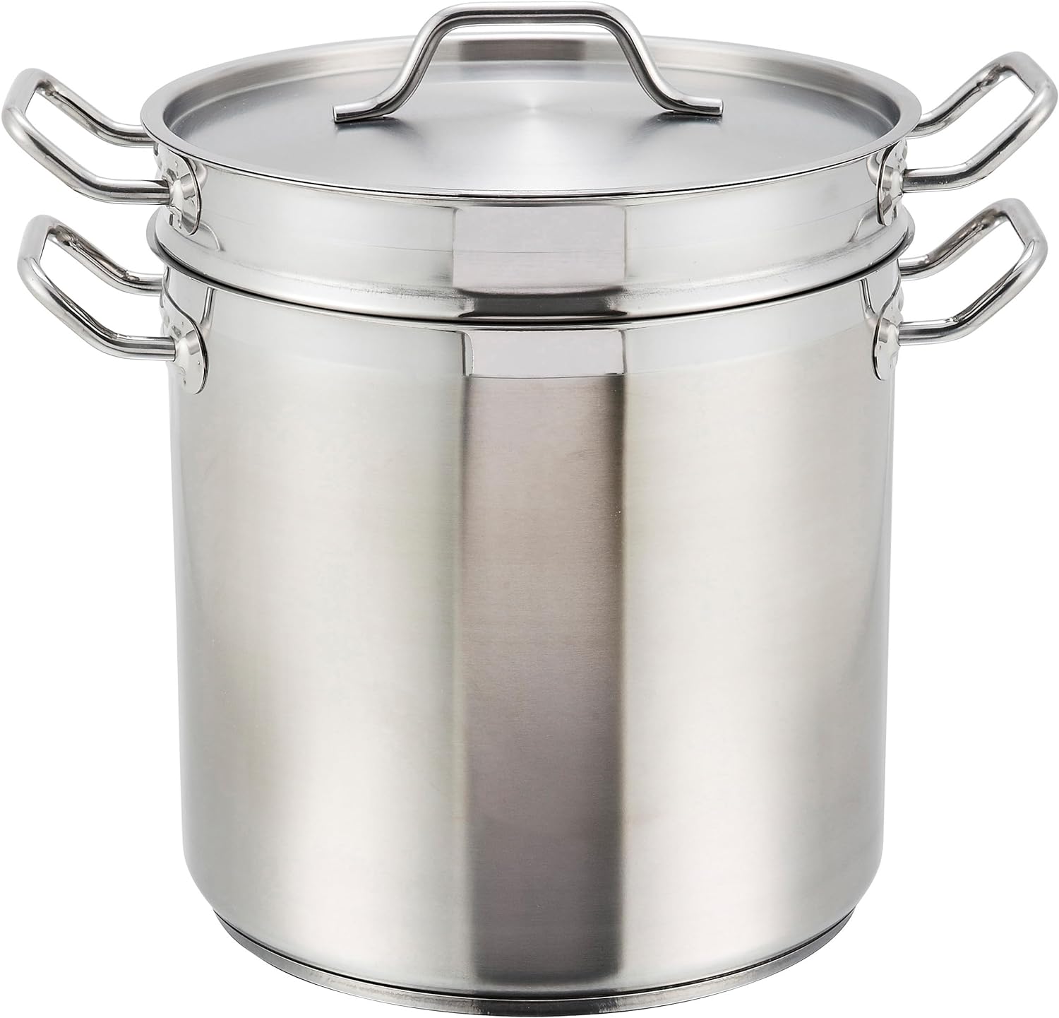 Winware 12 Quart Stainless Steamer with Cover