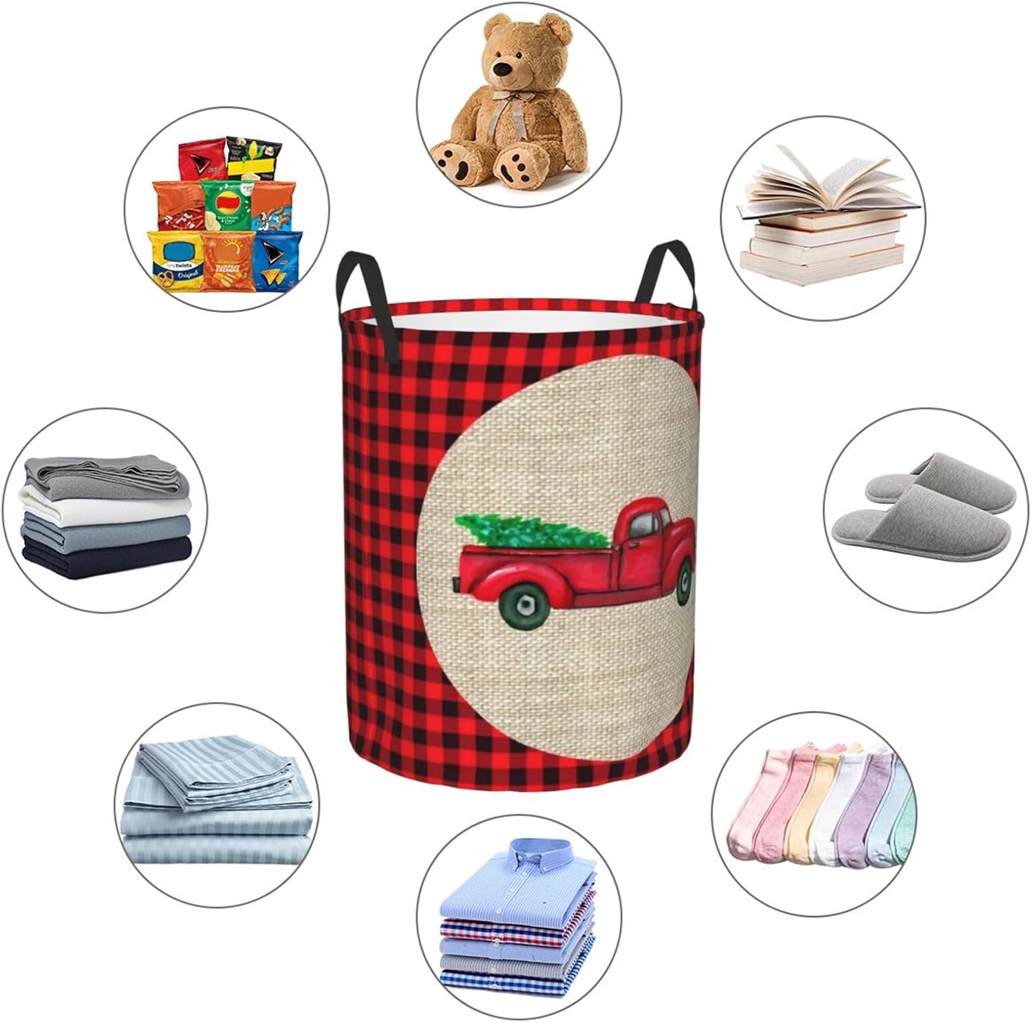WFTTFOU Christmas GiftoucherCollapsible Laundry Basket
