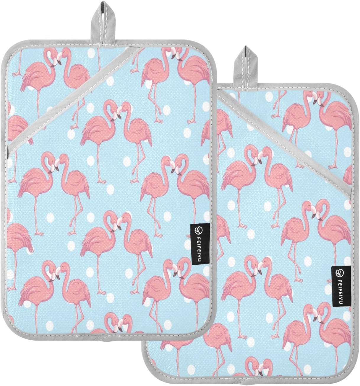 Pink Flamingo Heat-Resistant 2-Pack