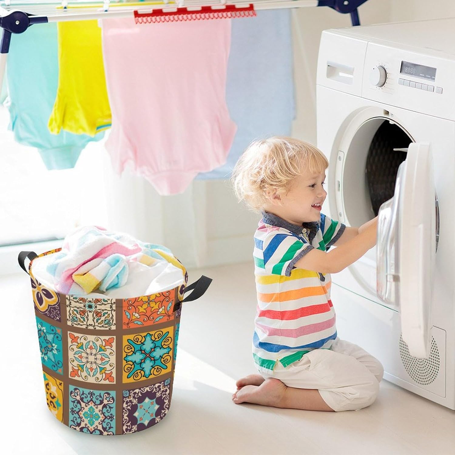 Collapsible Laundry Hamper for Families