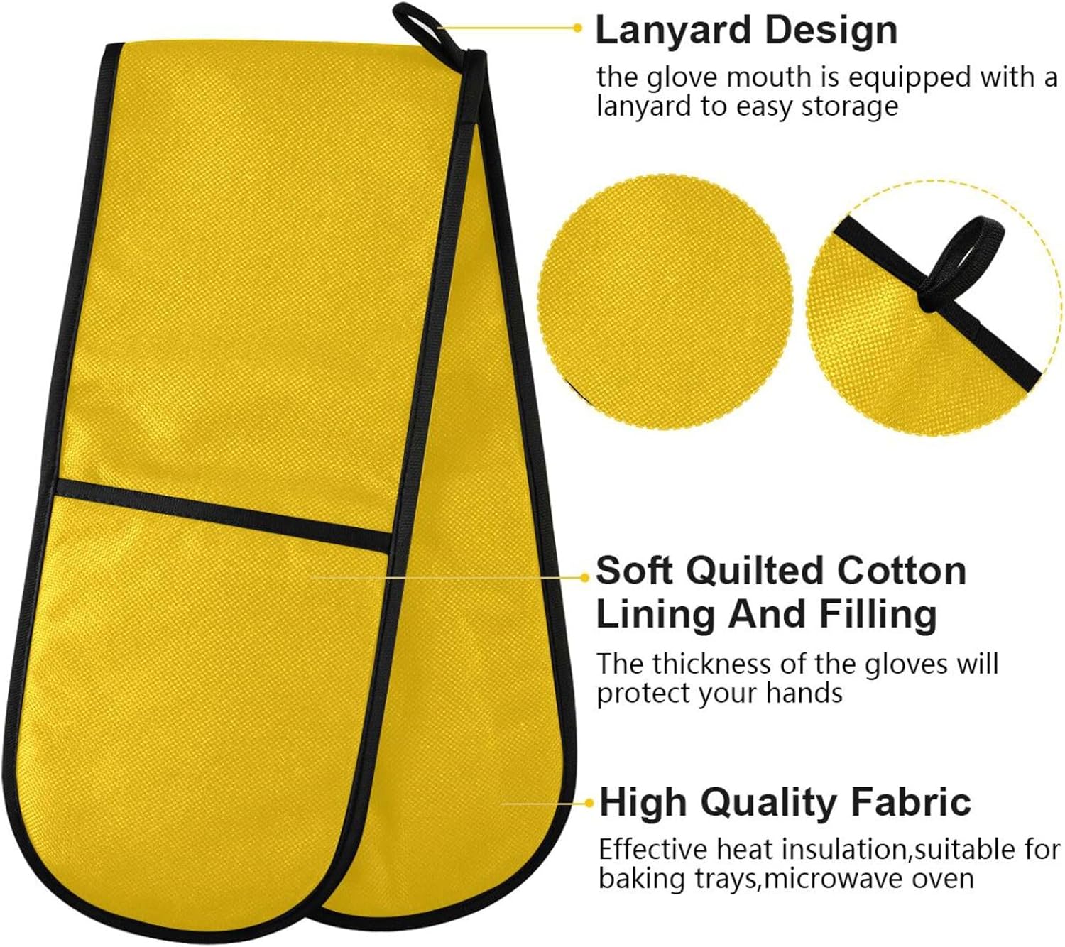 Safe Heat-Resistant Oven Mitt for Grilling More