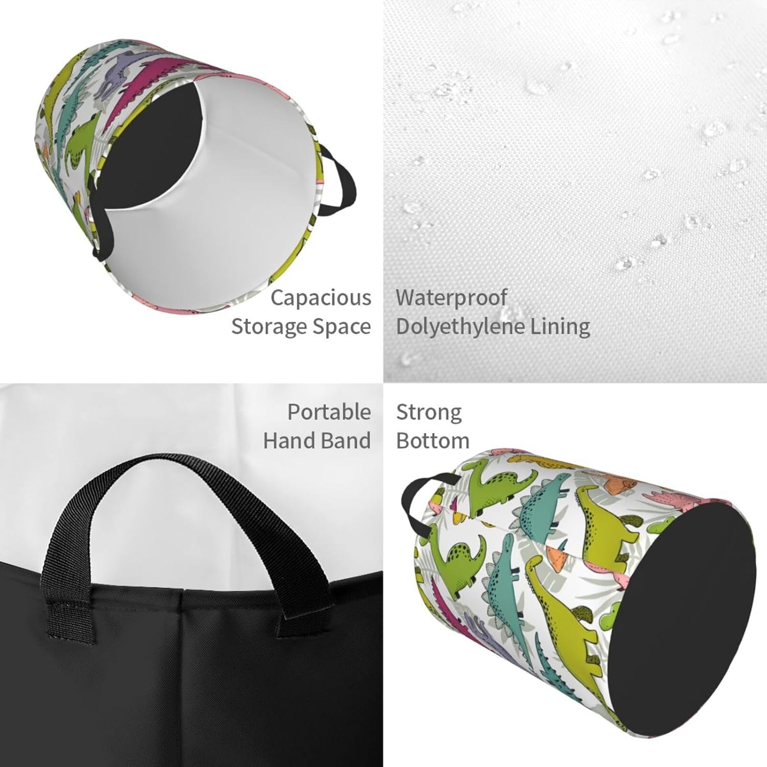 Stylish Dinosaur Laundry Hamper