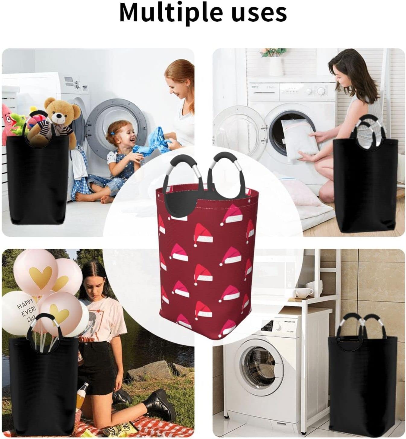 AFHYZY Christmas Foldable Laundry Hamper