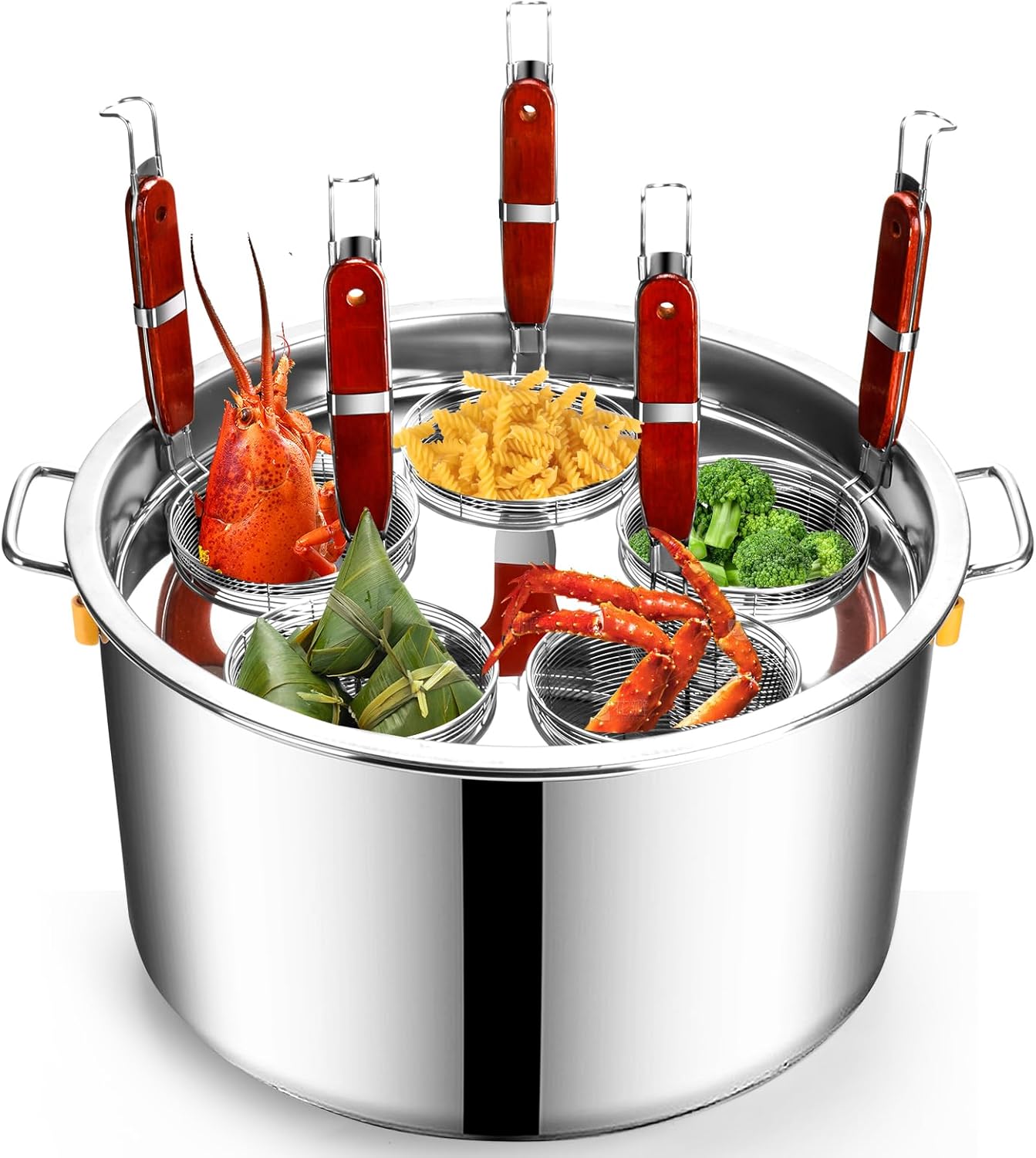 Pasta Cooker Set with Strainer Basket