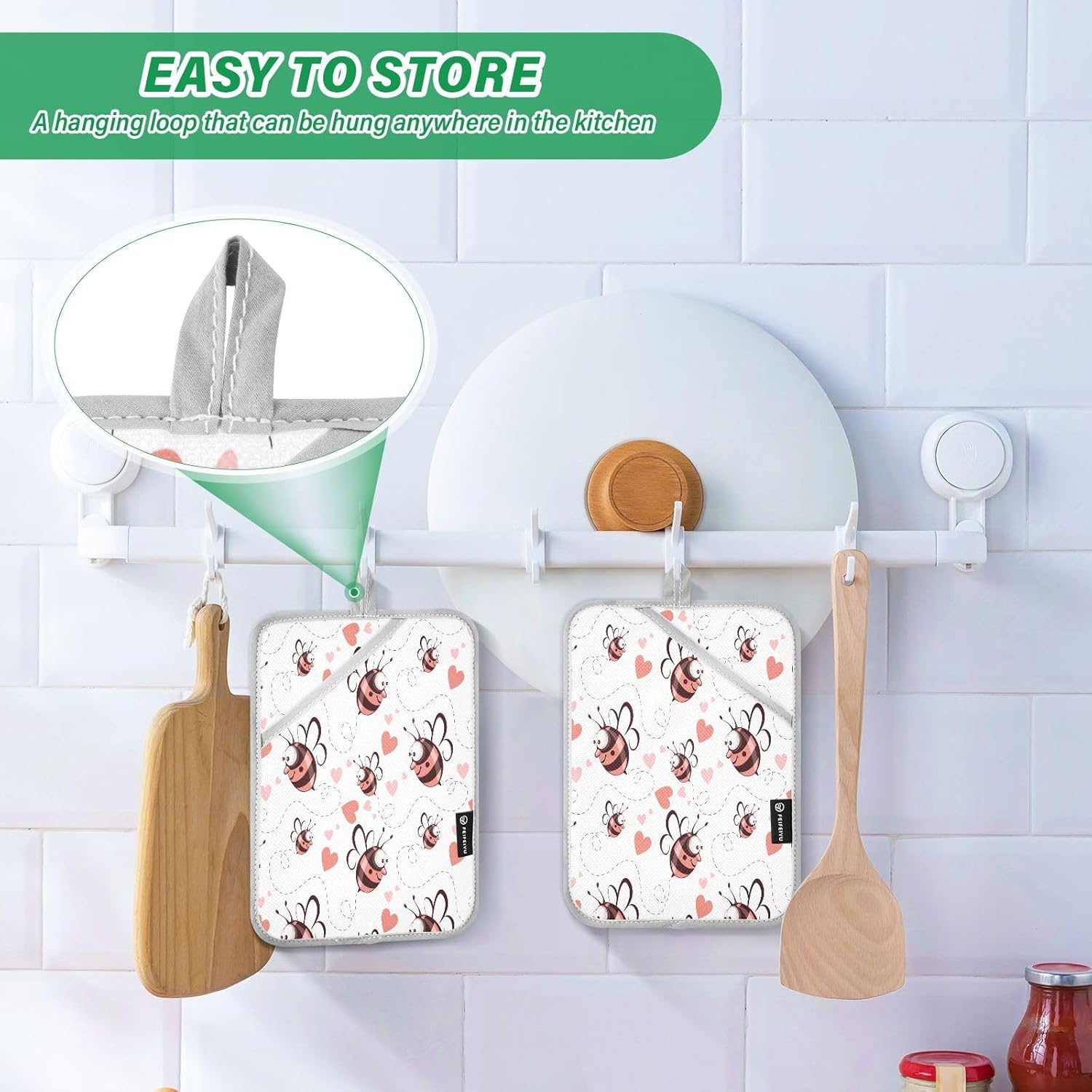 KCLDECI Heat Resistant Potholders