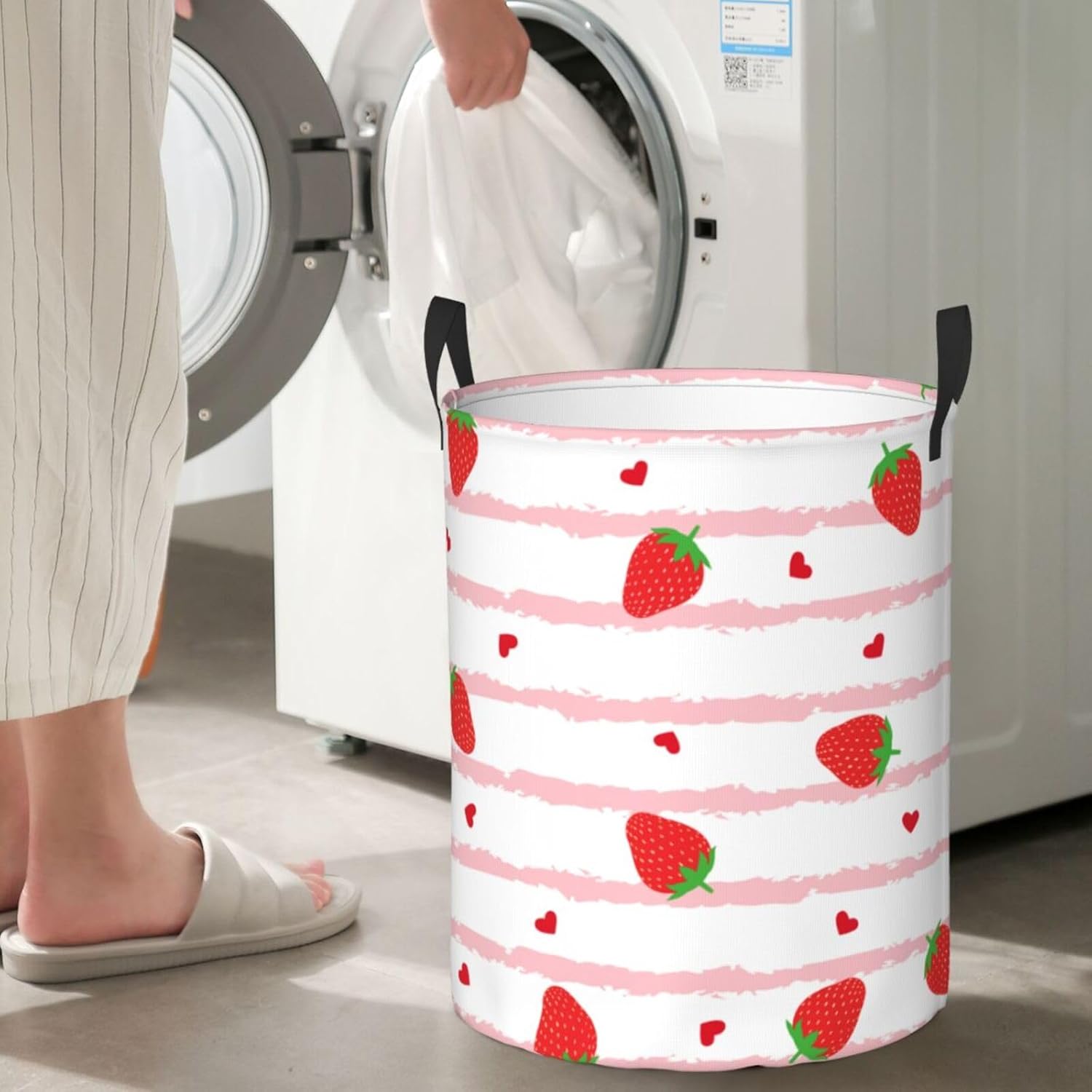 Laundry Basket Love Unique Design for Home Kitchen Storage