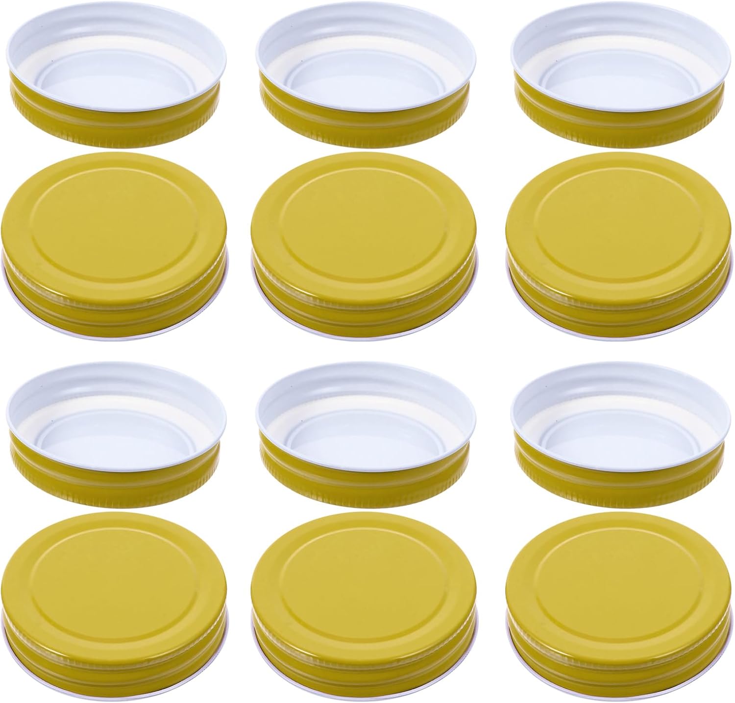 12pcs Tinplate Jar Lids for Canning Storage