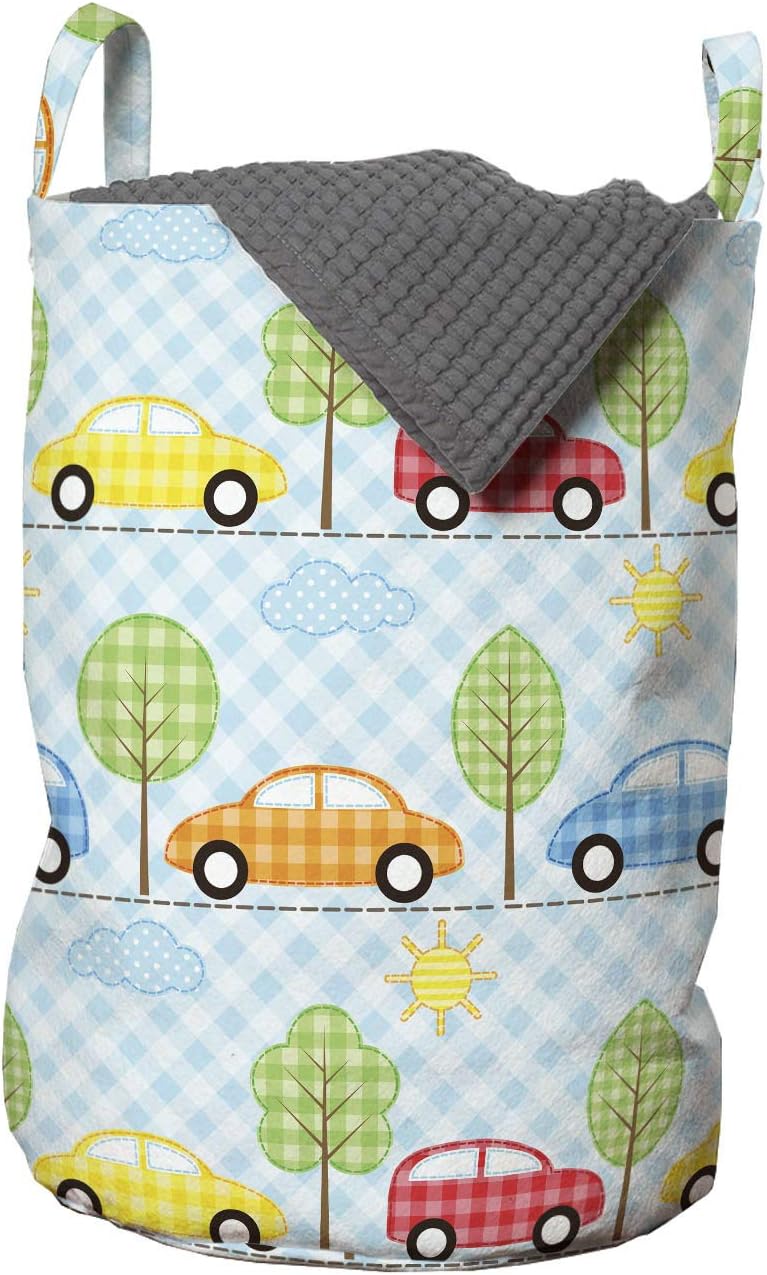 Ambesonne Cartoon Laundry Bag Organizer