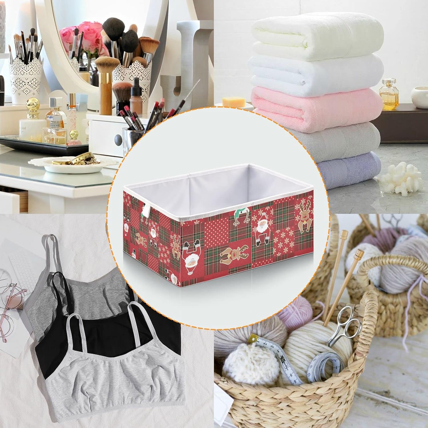 Collapsible Storage Bin for Kids