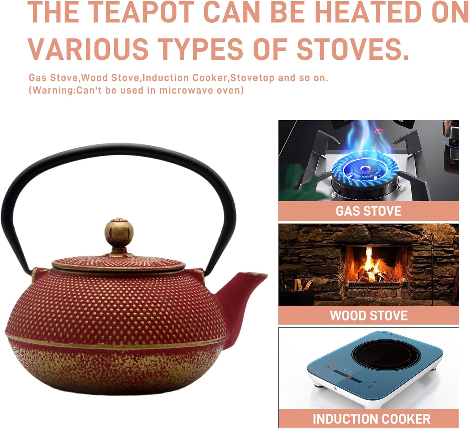 Cast Iron Tea Kettle