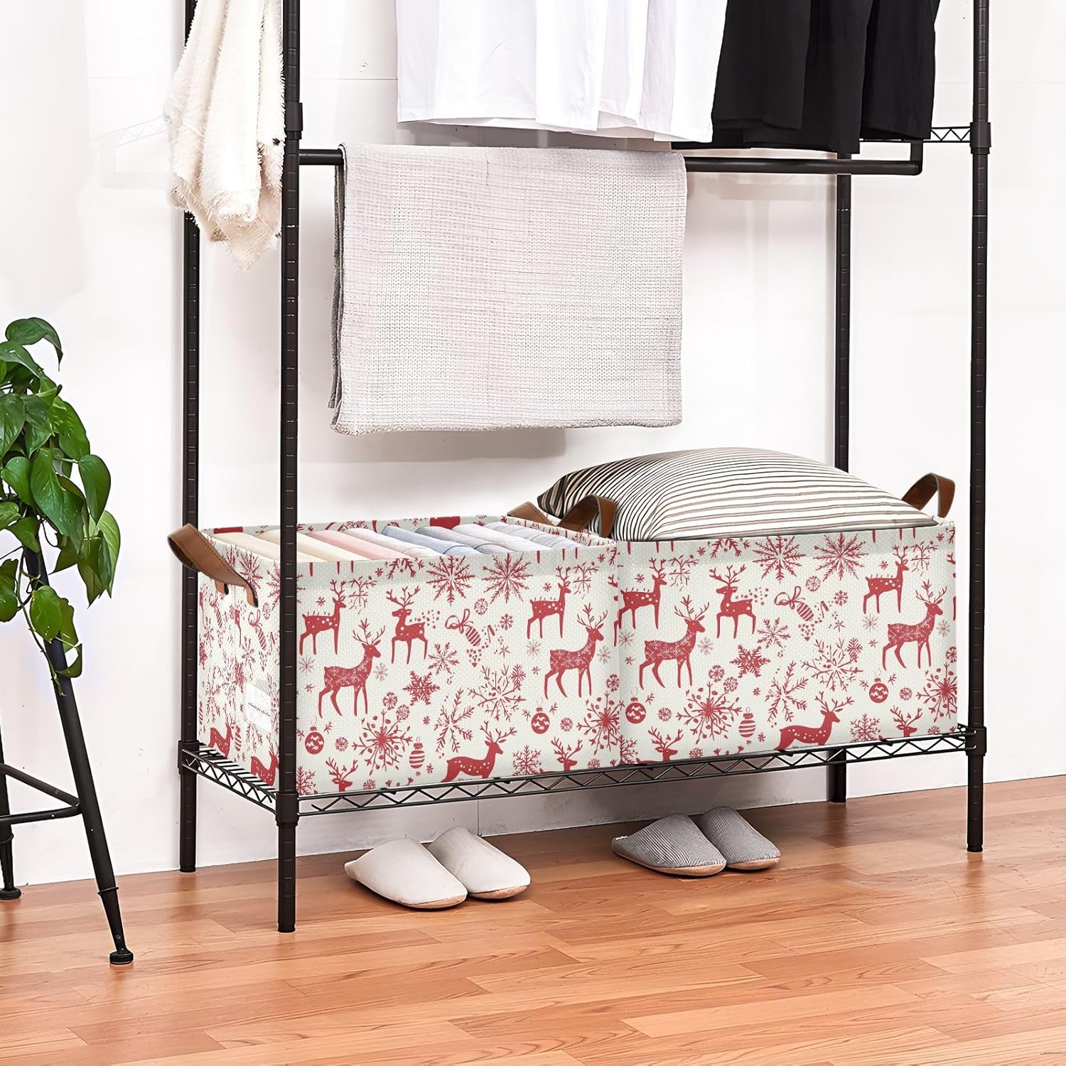 Christmas Reindeer Storage Bin