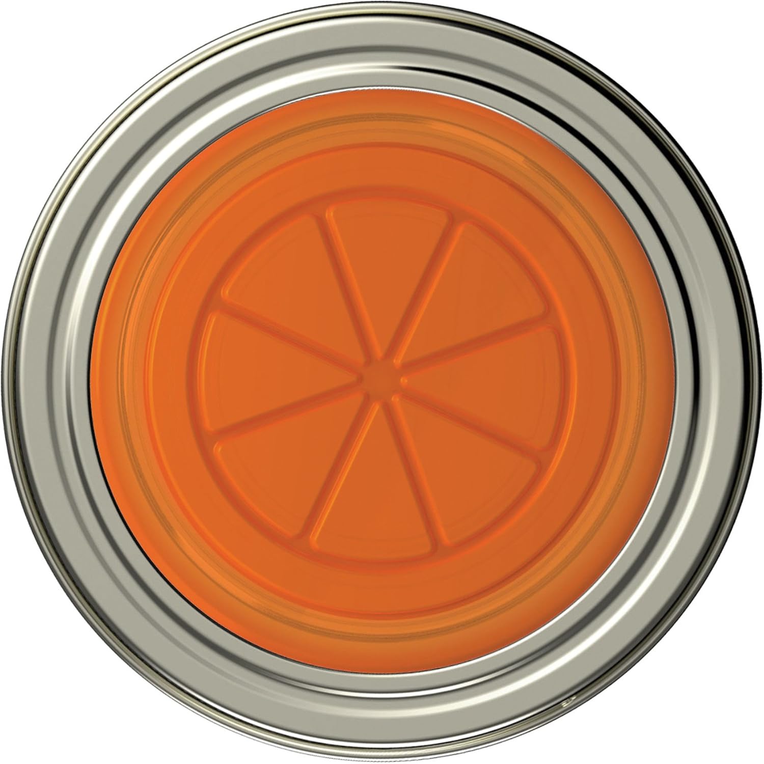 Jarware Orange JellyLid Set for Mason Jars Durable BPA Free