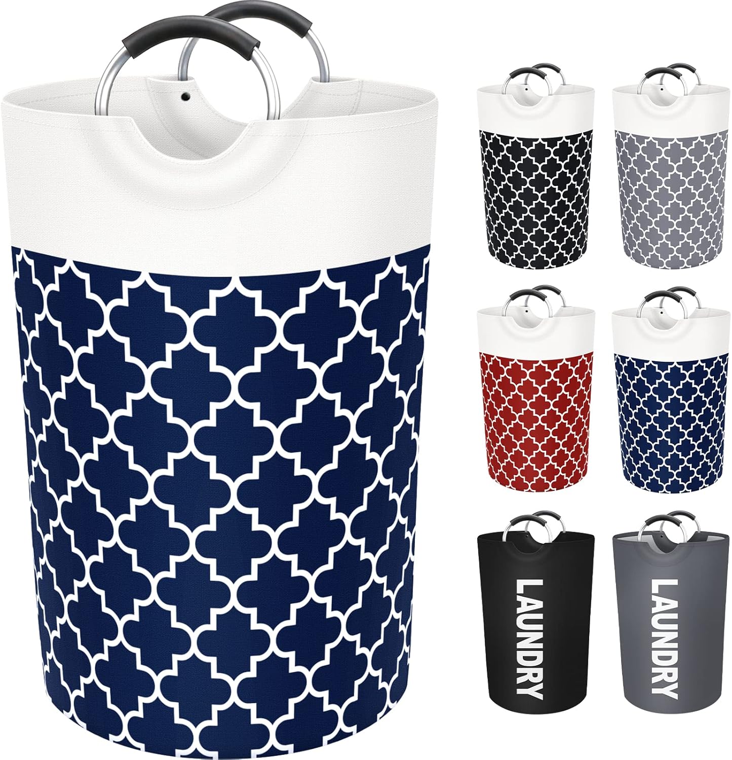 Fabspace Large Capacity Laundry Basket with Handles and Waterproof Lining