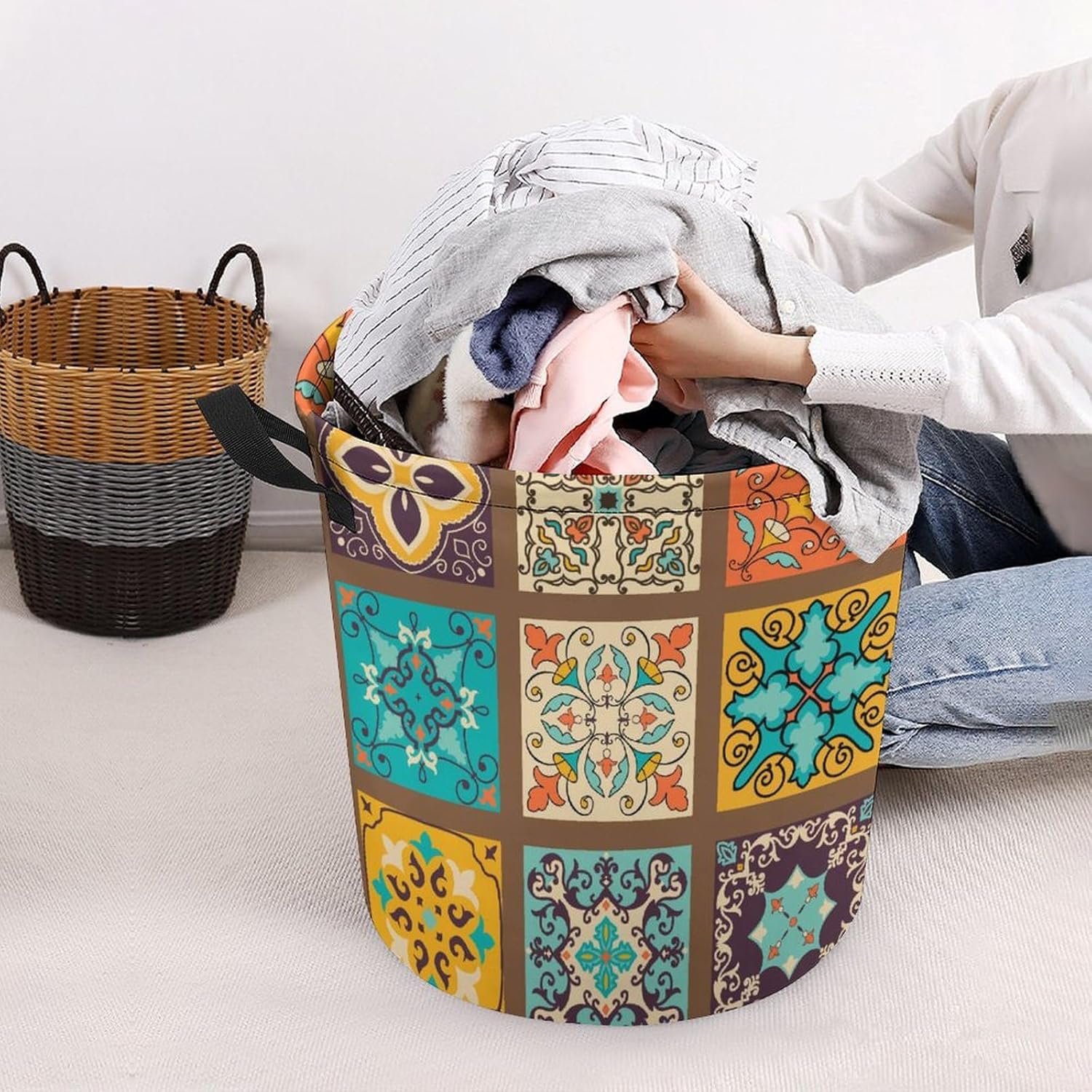 Collapsible Laundry Hamper for Families