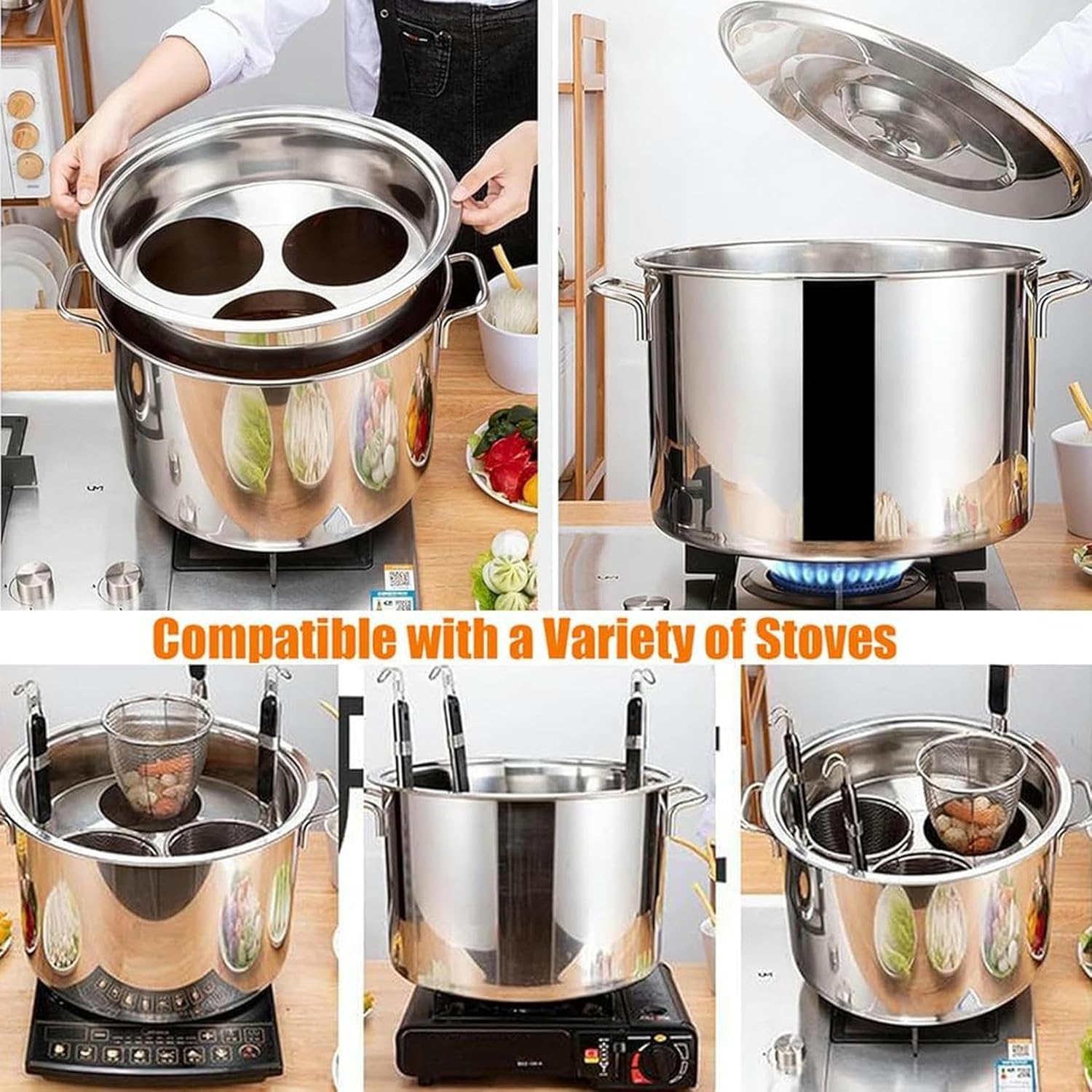 Top-Priced Multi-Purpose Pasta Pot Set for Home Kitchen Use