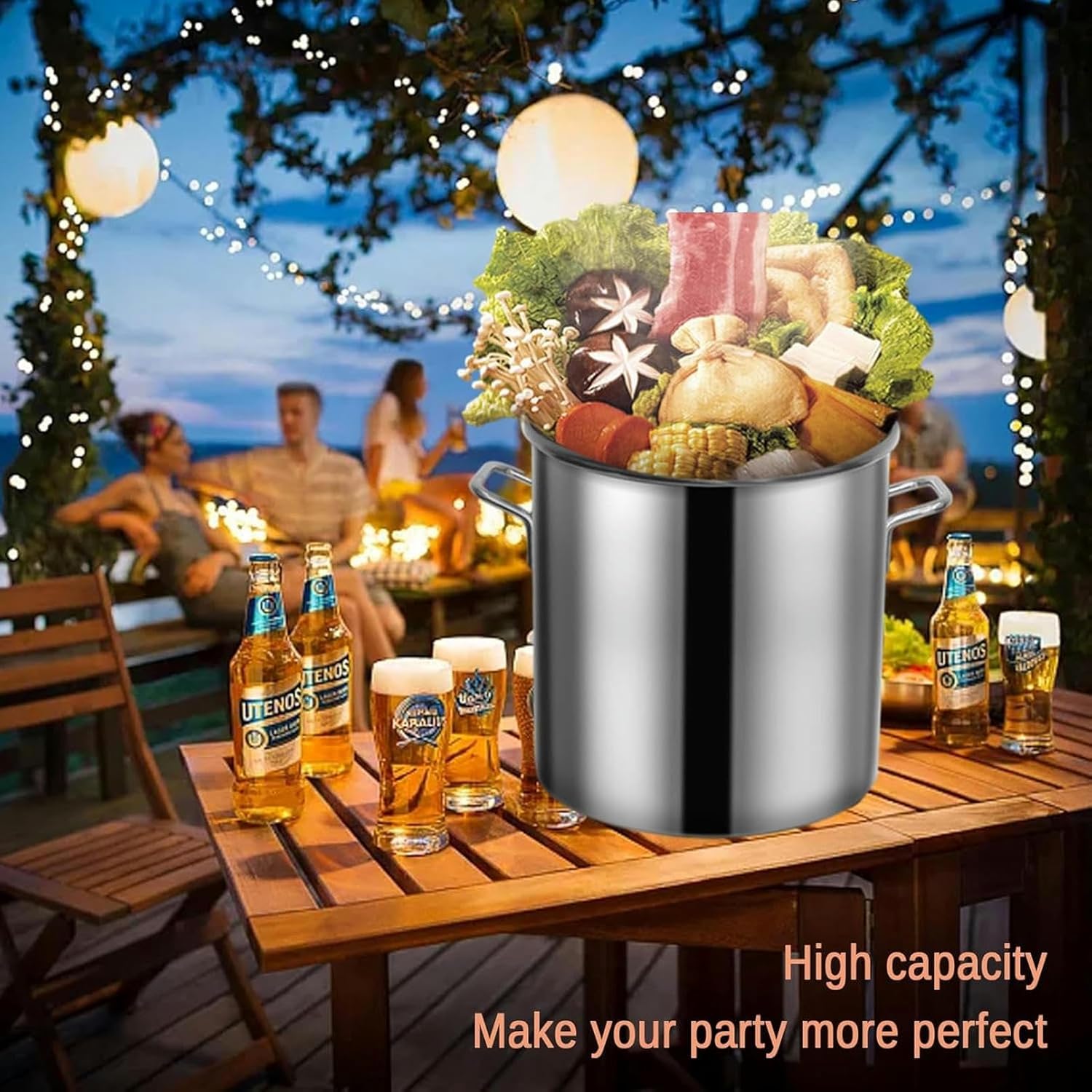 Quick-Fry Steamed to Perfection Compact Durable 304 Paris Pot for Kitchen