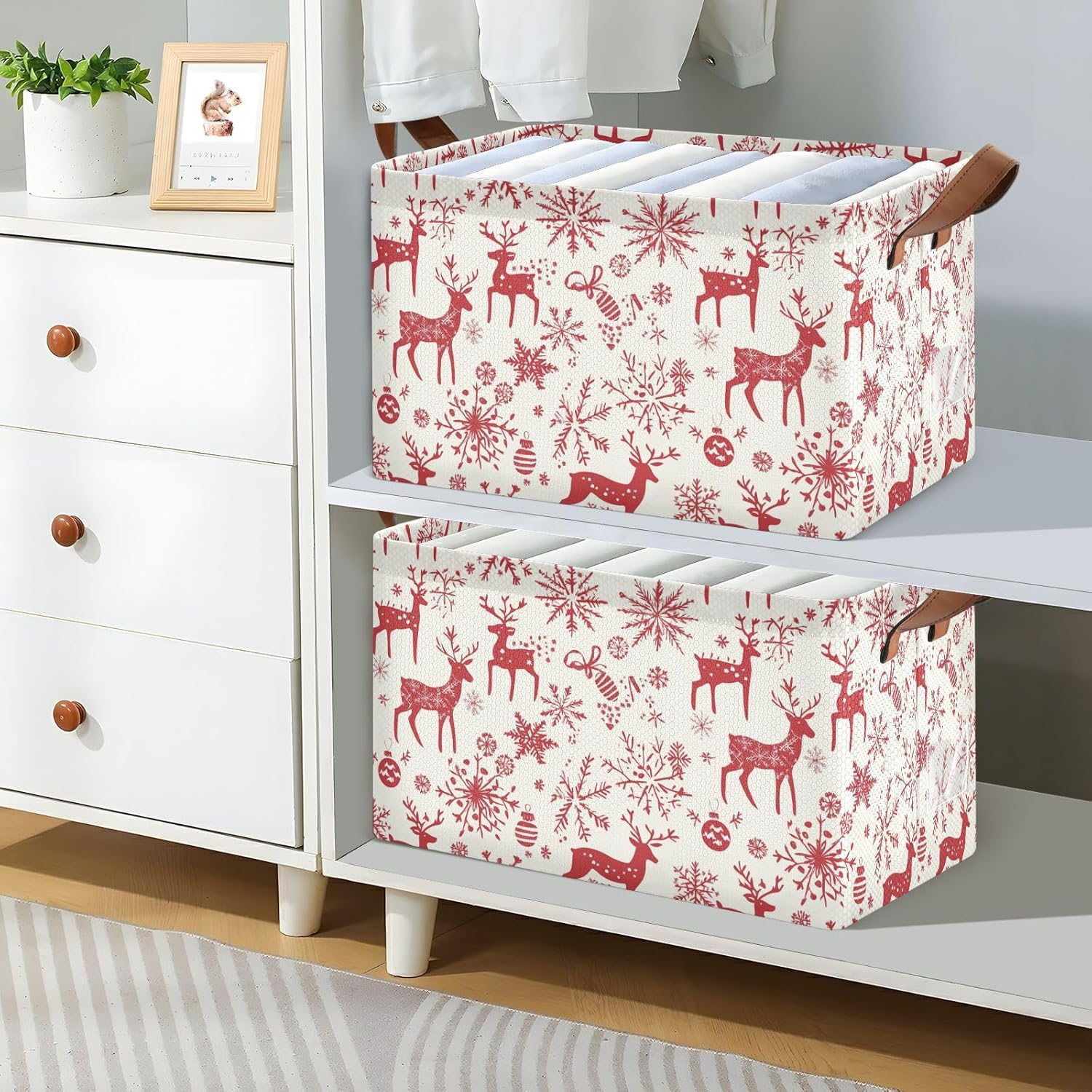 Christmas Reindeer Storage Bin