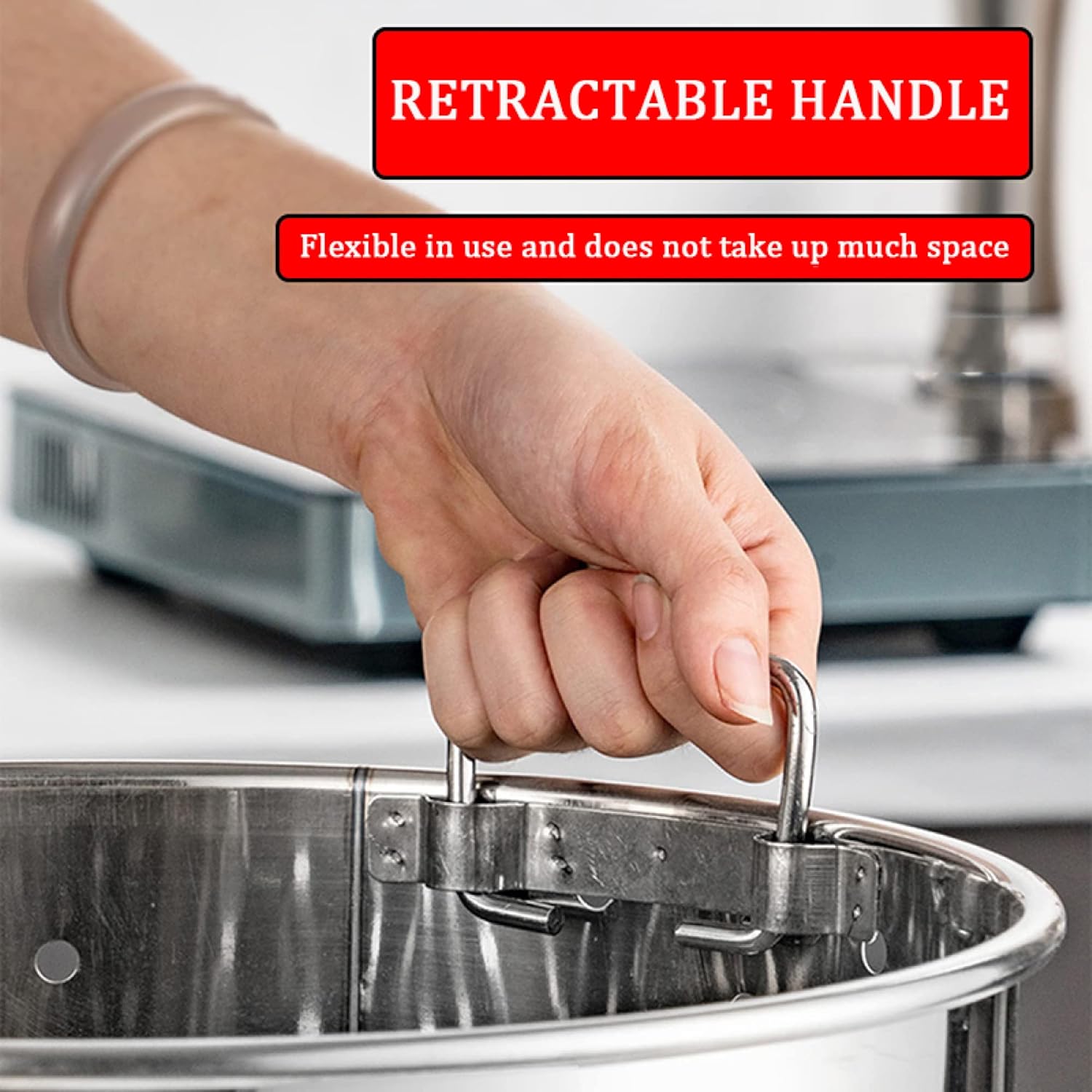 Stainless Steel Seafood Steamer Pot for BoilTamalate or Fry