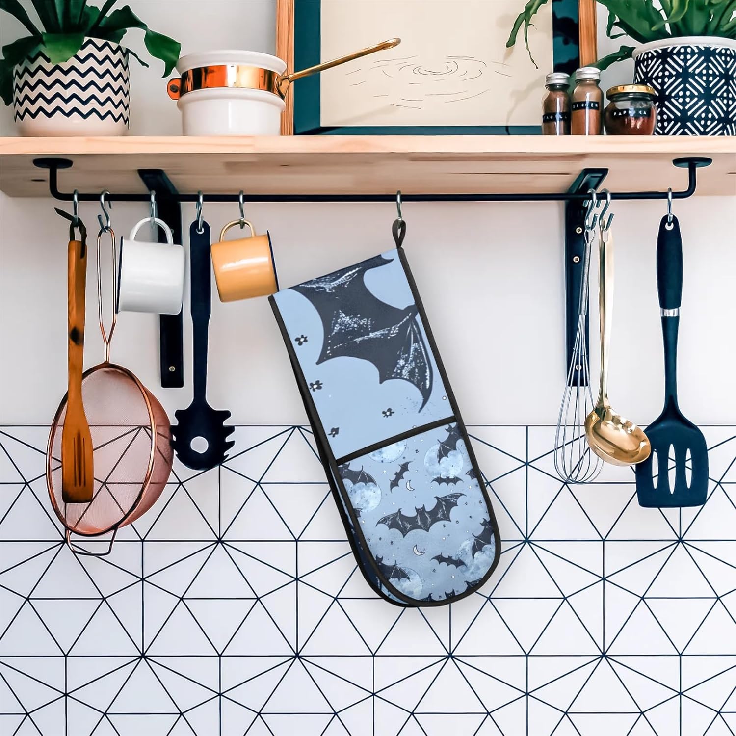 Goblins Grasp Halloween Oven Mitt